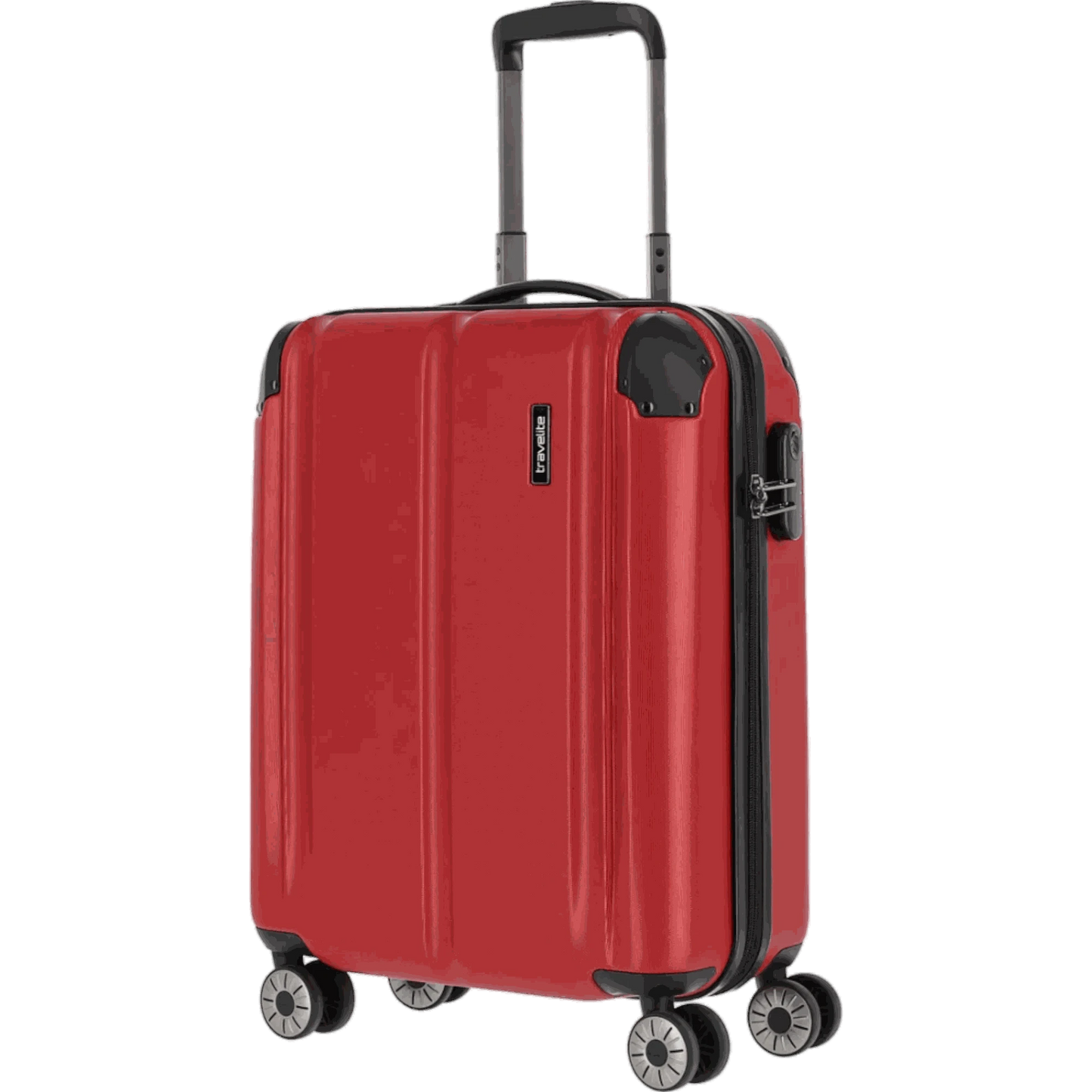 Travelite City 4-Rollen Kabinentrolley S 55 cm -Rot KOFFER-PLUS.COM