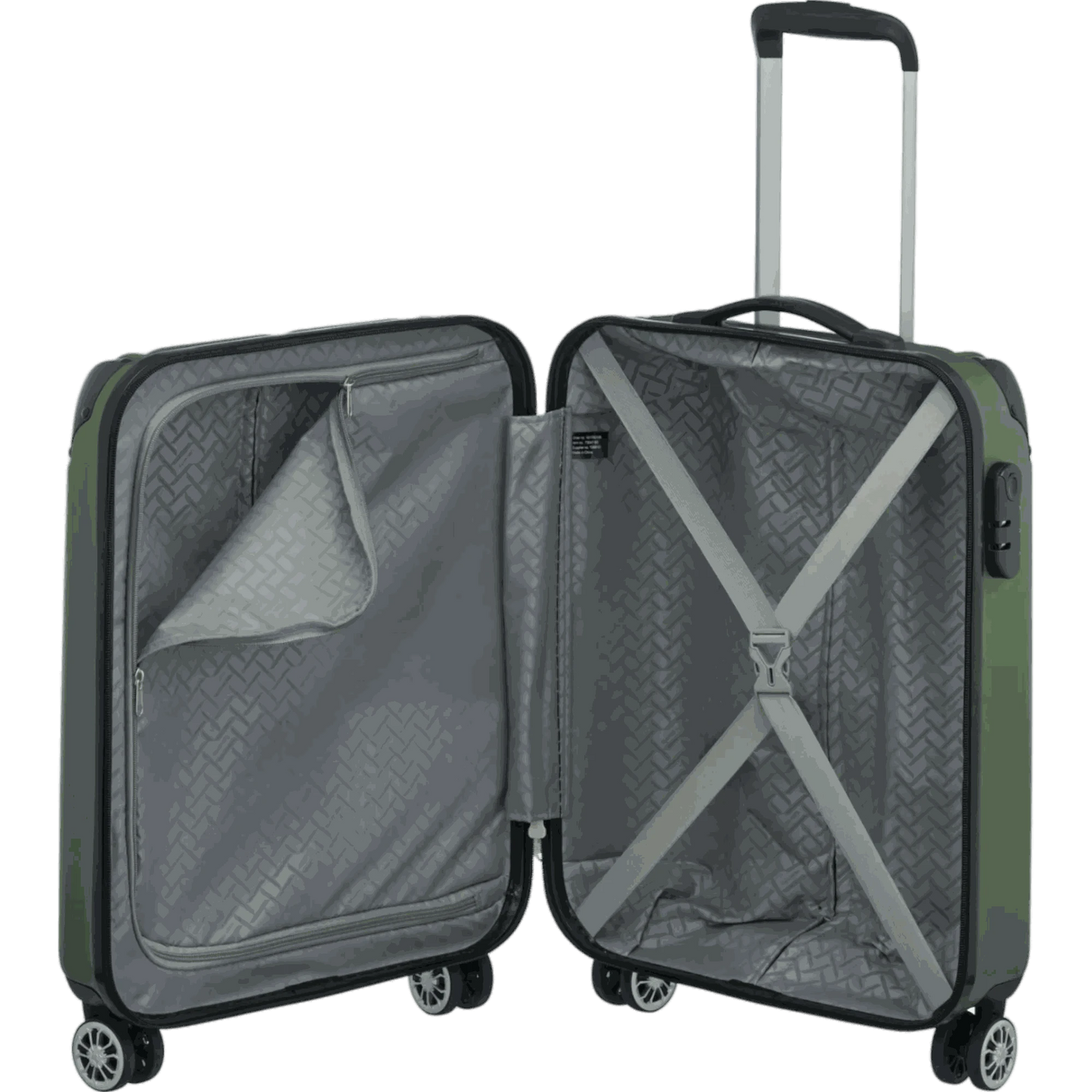 Travelite City 4-Rollen Kabinentrolley S 55 cm -Grün KOFFER-PLUS.COM