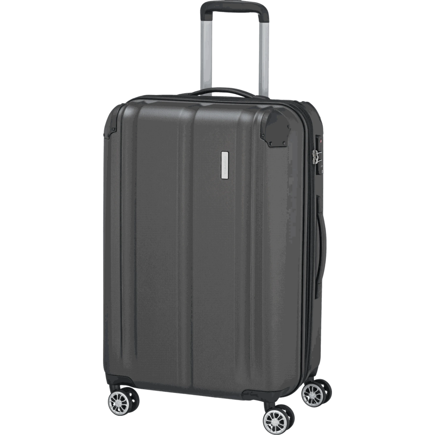 Travelite City 4-Rollen Trolley M 68 cm -Anthrazit KOFFER-PLUS.COM