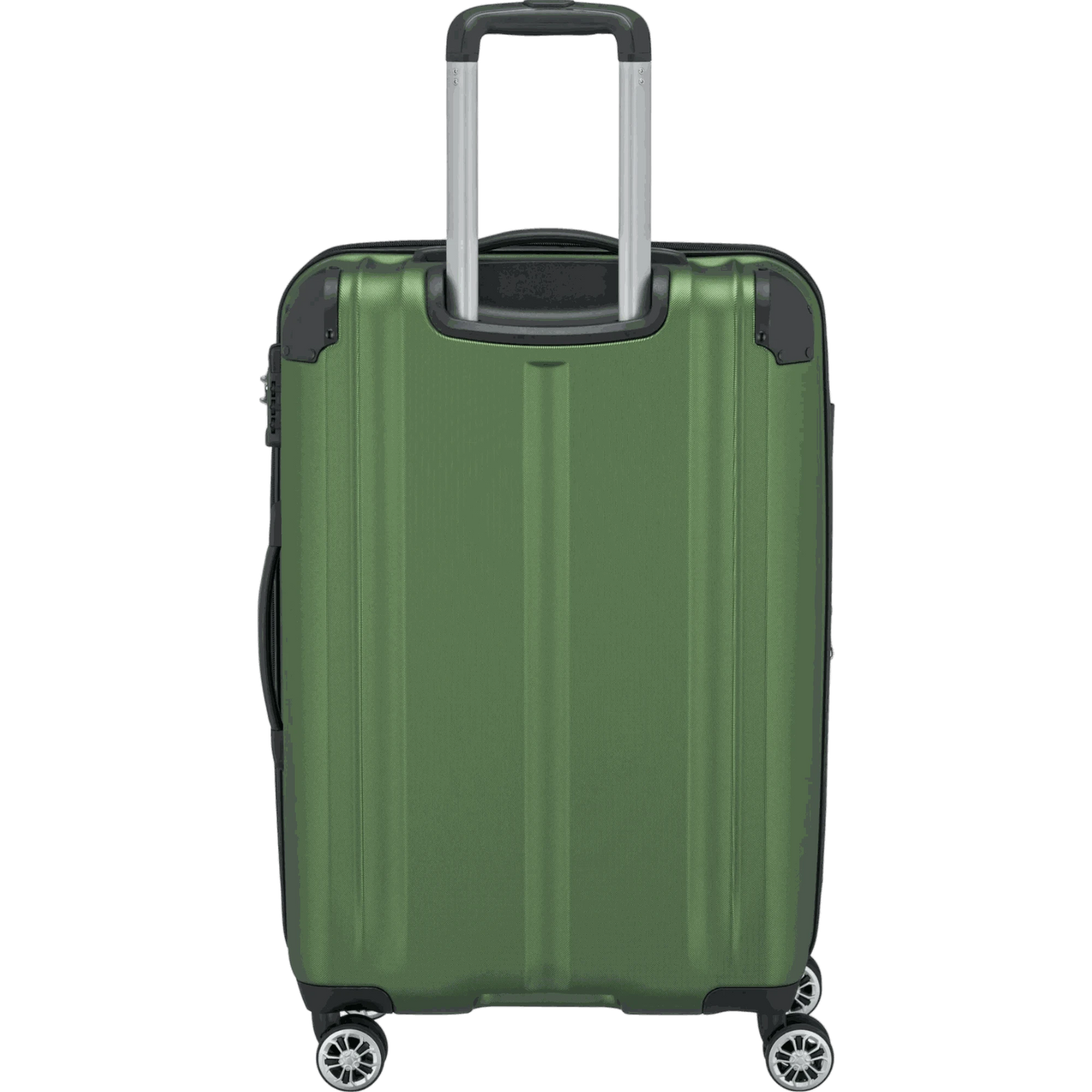 Travelite City 4-Rollen Trolley M 68 cm -Grün KOFFER-PLUS.COM
