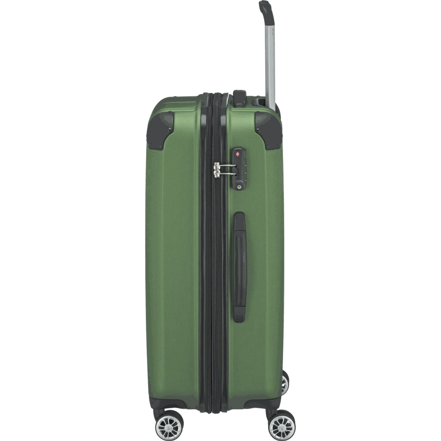 Travelite City 4-Rollen Trolley M 68 cm -Grün KOFFER-PLUS.COM