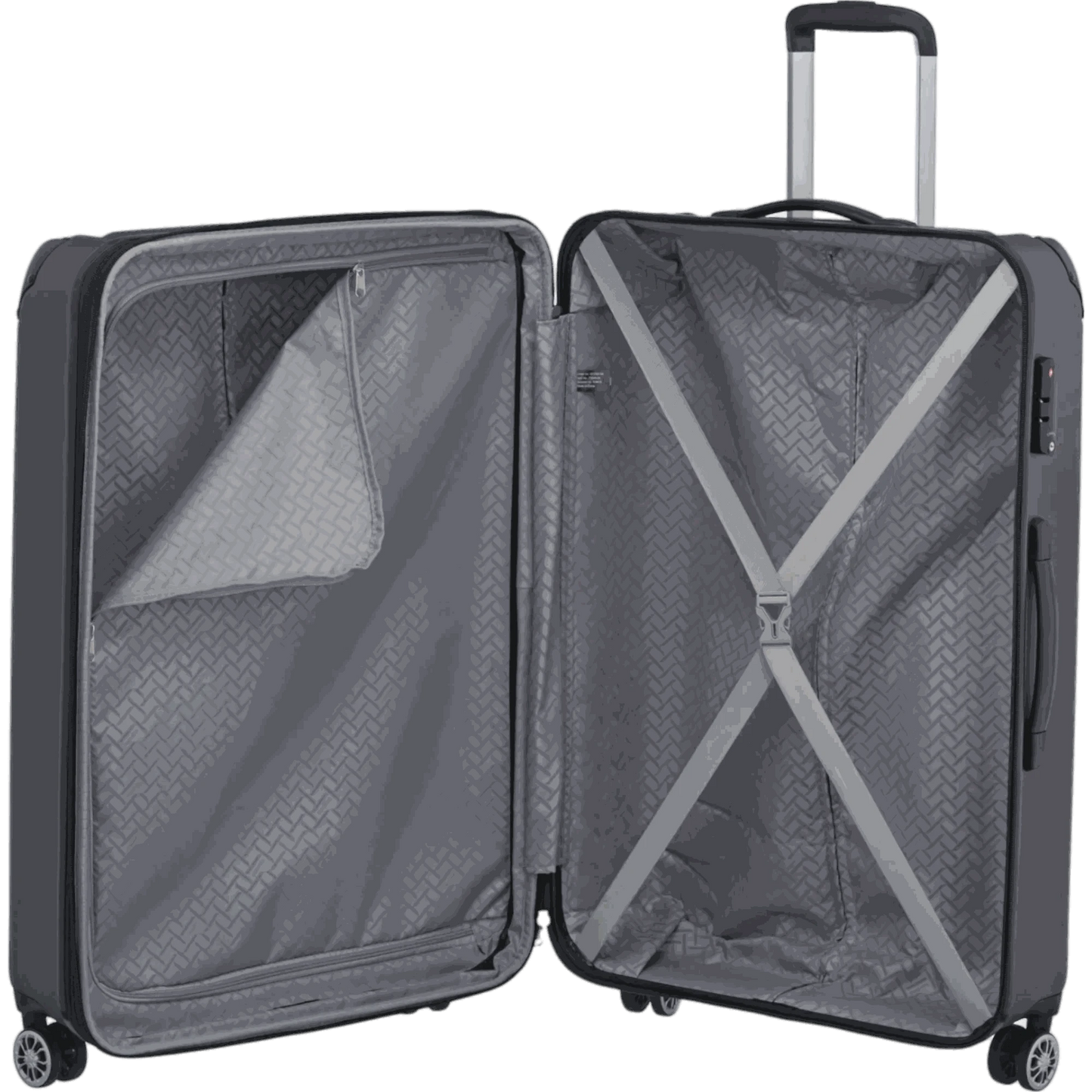 Travelite City 4-Rollen Trolley L 77 cm -Anthrazit KOFFER-PLUS.COM