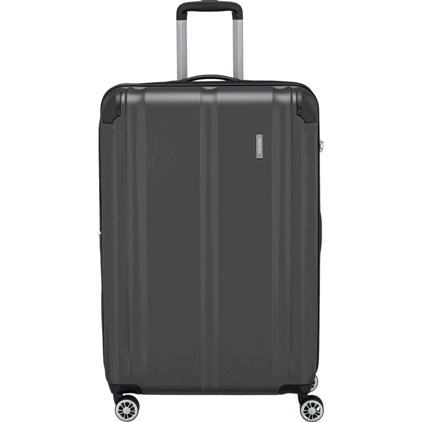 Travelite City 4-Rollen Trolley L 77 cm -Anthrazit KOFFER-PLUS.COM