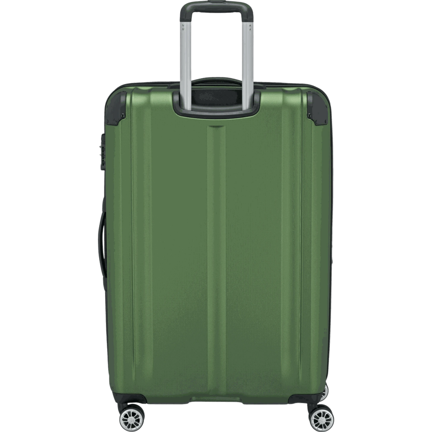 Travelite City 4-Rollen Trolley L 77 cm -Grün KOFFER-PLUS.COM