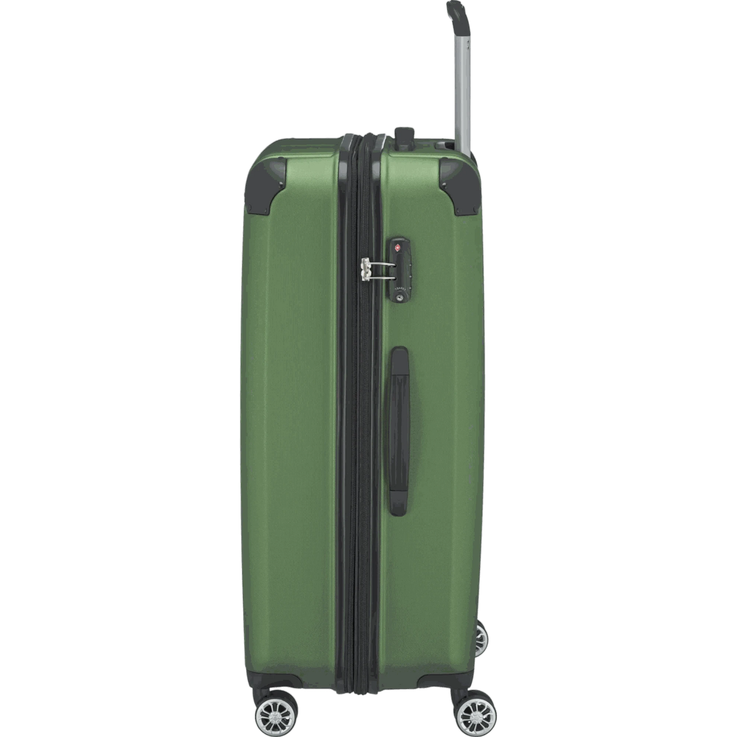 Travelite City 4-Rollen Trolley L 77 cm -Grün KOFFER-PLUS.COM
