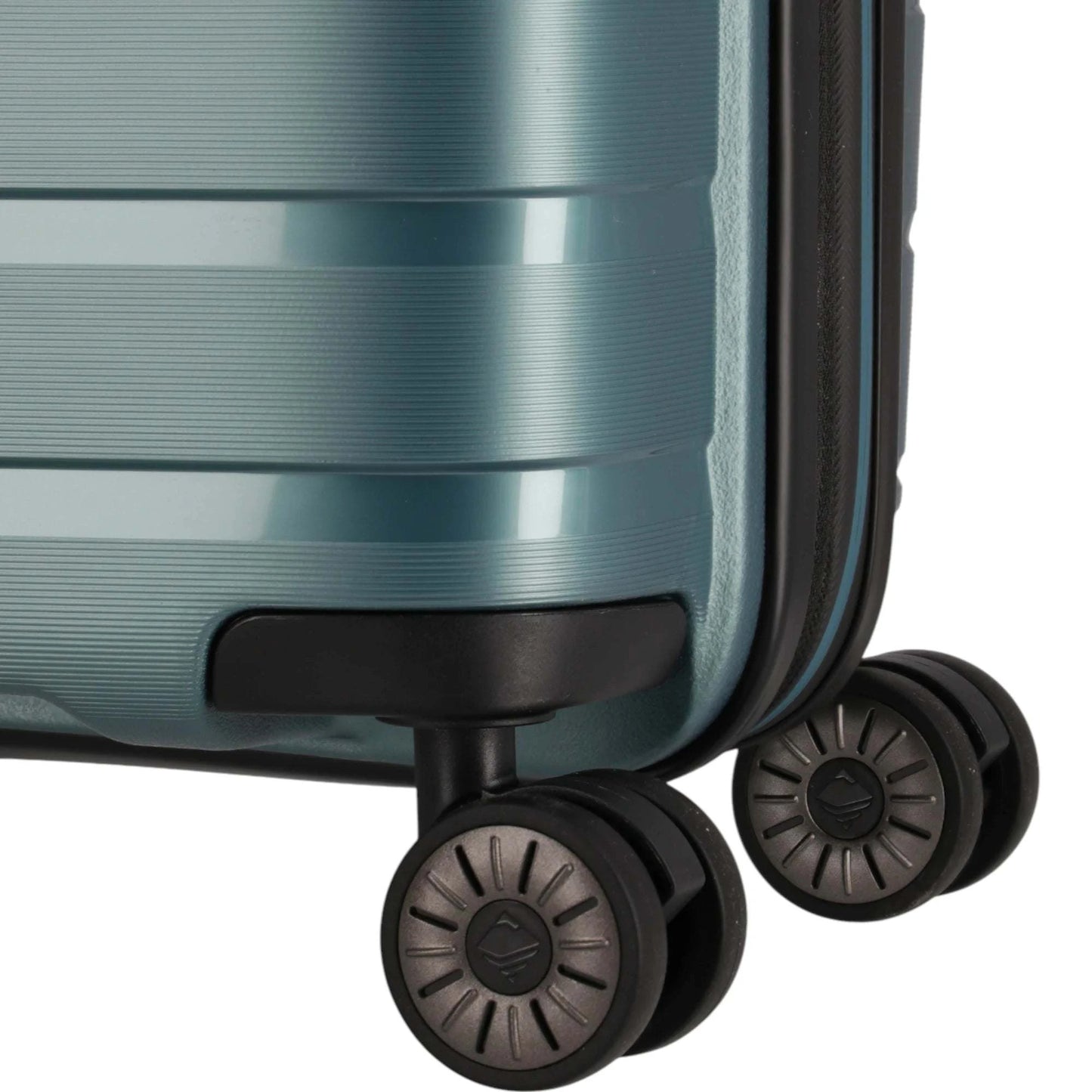 Travelite Air Base 4-Rollen-Kabinentrolley S erweiterbar 55 cm -Eisblau KOFFER-PLUS.COM