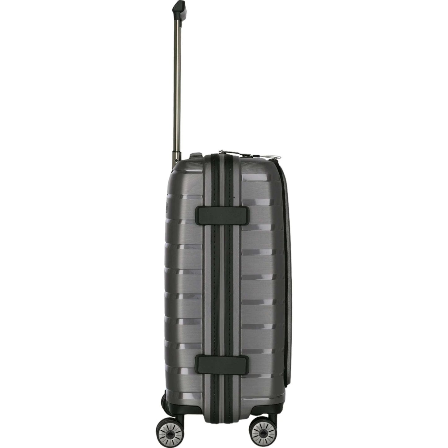 Travelite Air Base 4-Rollen-Kabinentrolley mit Vortasche S 55 cm -Anthrazit KOFFER-PLUS.COM