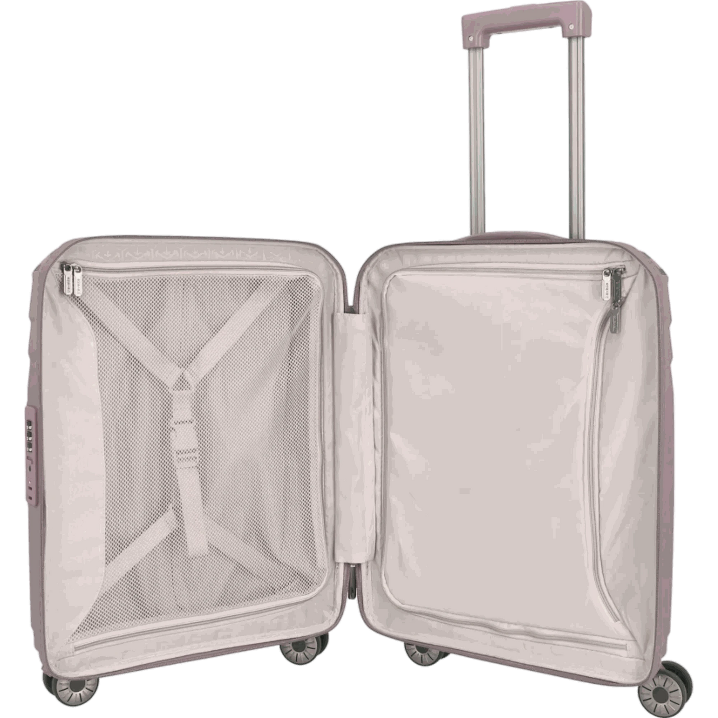 Travelite Elvaa 4-Rollen-Bordtrolley S 55 cm -Rosé KOFFER-PLUS.COM