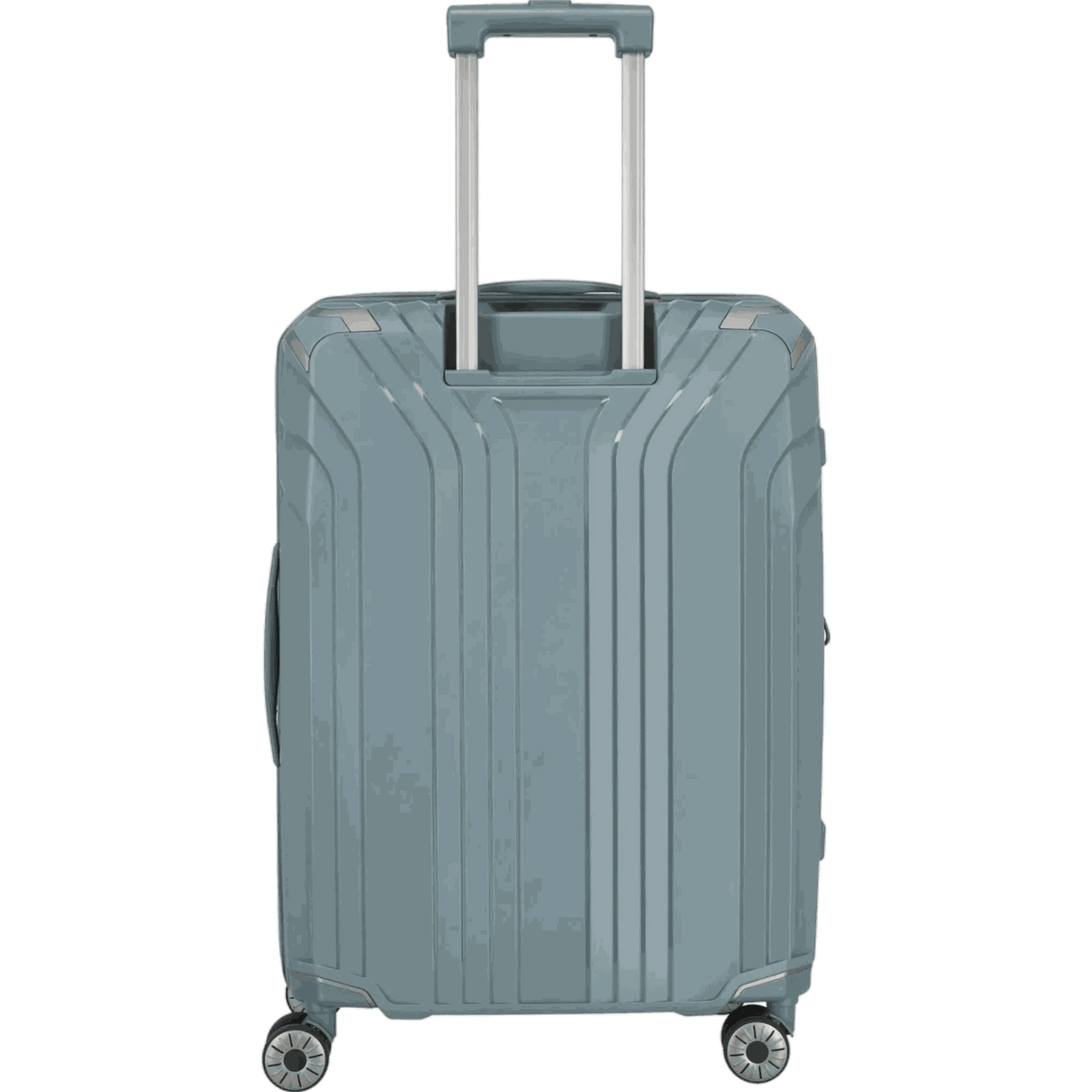 Travelite Elvaa 4-Rollen-Trolley M 66 cm -Blaugrau KOFFER-PLUS.COM