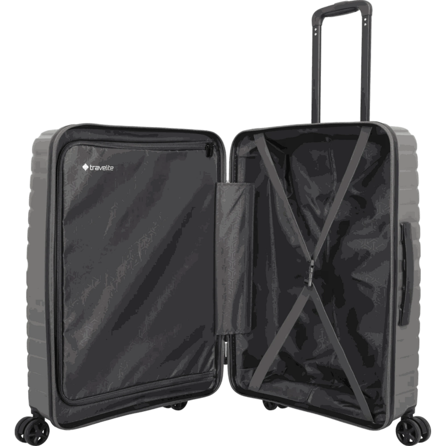 Travelite Trient 4-Rollen-Trolley 66 cm -Anthrazit KOFFER-PLUS.COM