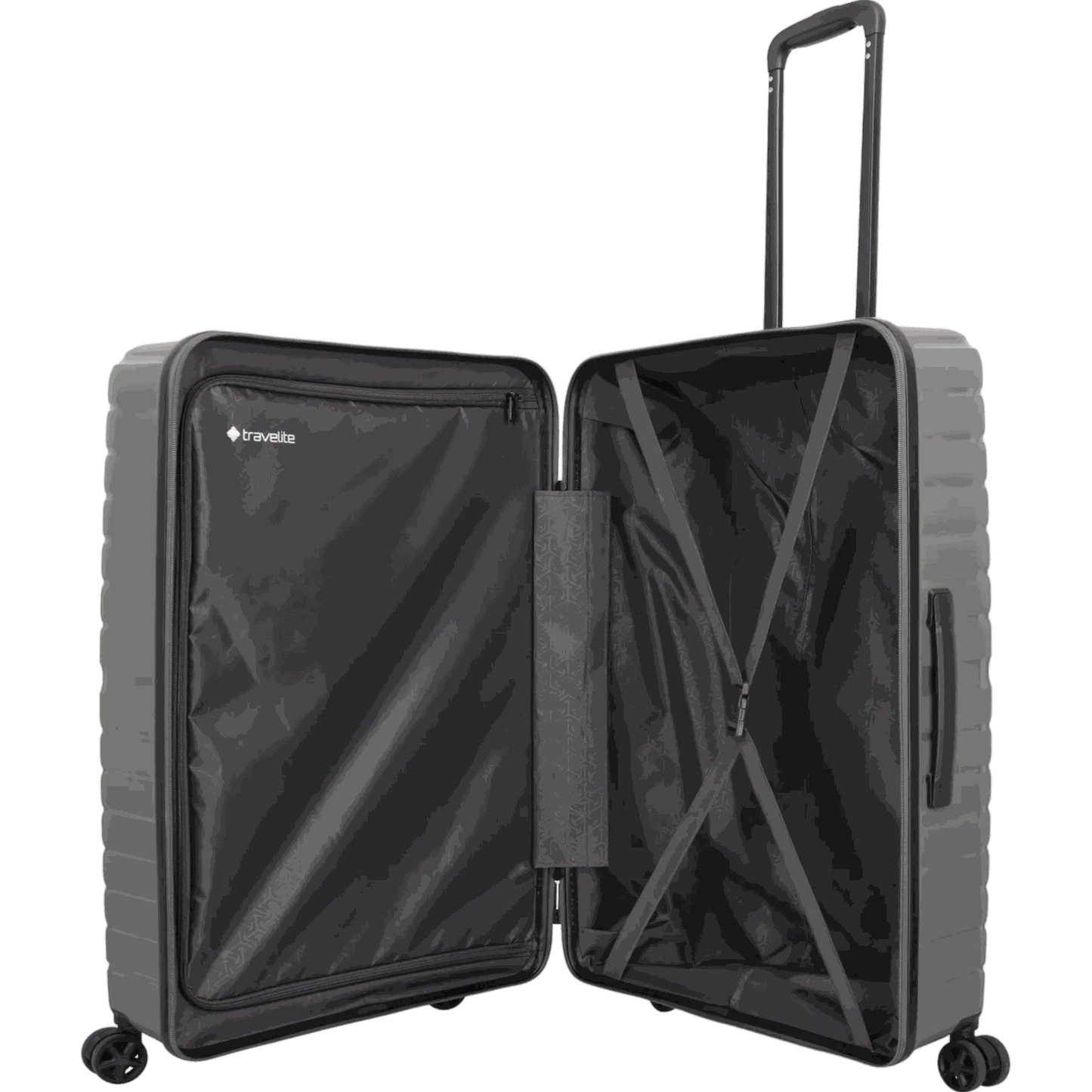 Travelite Trient 4-Rollen-Kofferset 3tlg. L/M/S -Anthrazit KOFFER-PLUS.COM