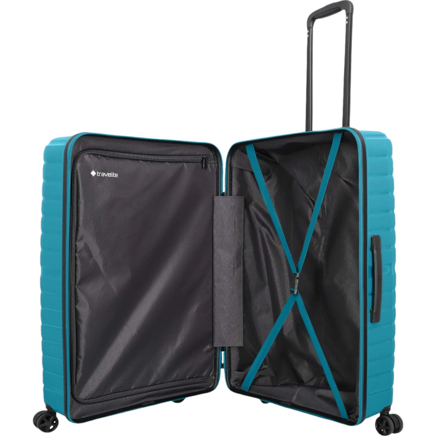 Travelite Trient 4-Rollen-Trolley 76 cm -Petrol KOFFER-PLUS.COM