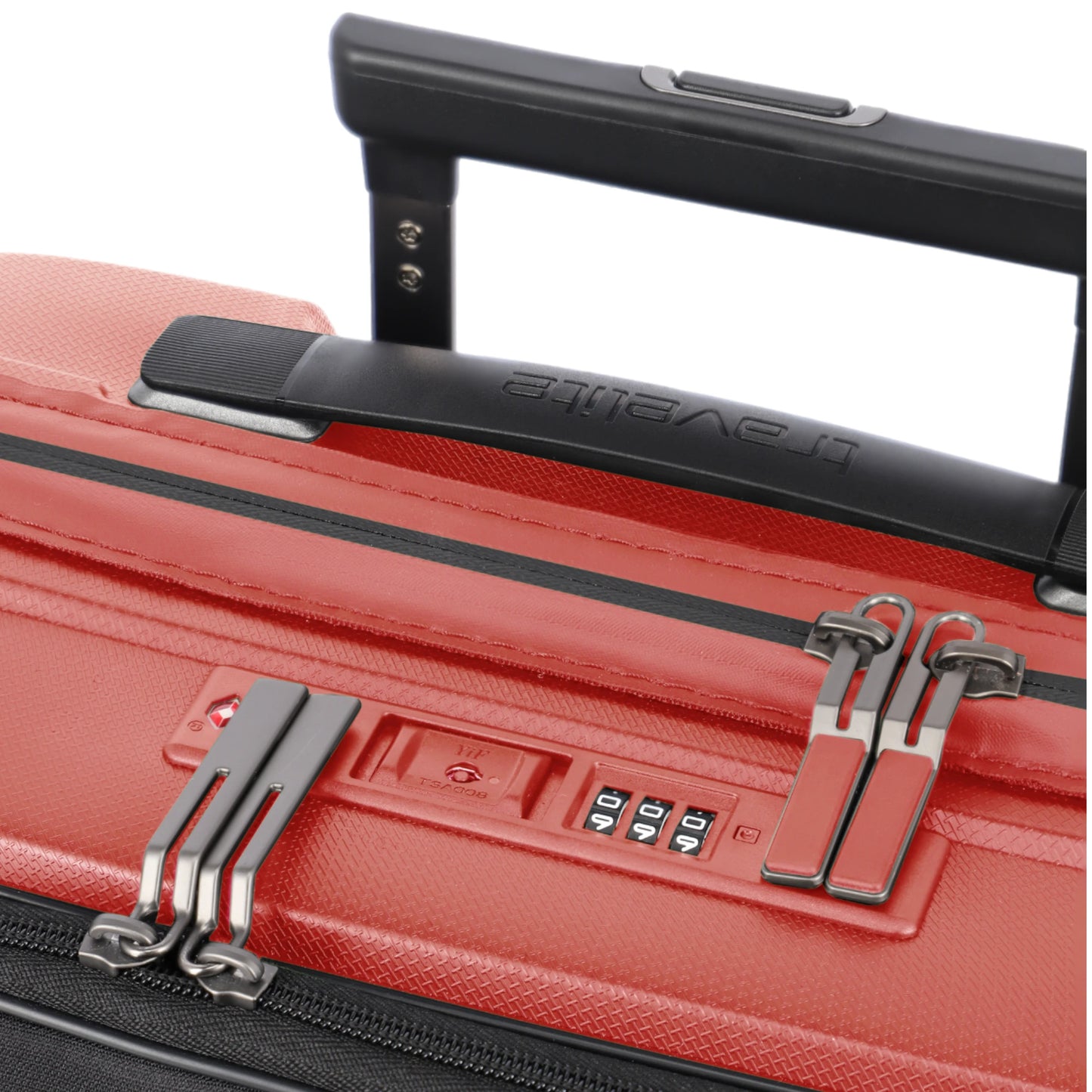Travelite Mooby 4-Rollen-Handgepäcktrolley mit Vortasche 55 cm -Rot KOFFER-PLUS.COM