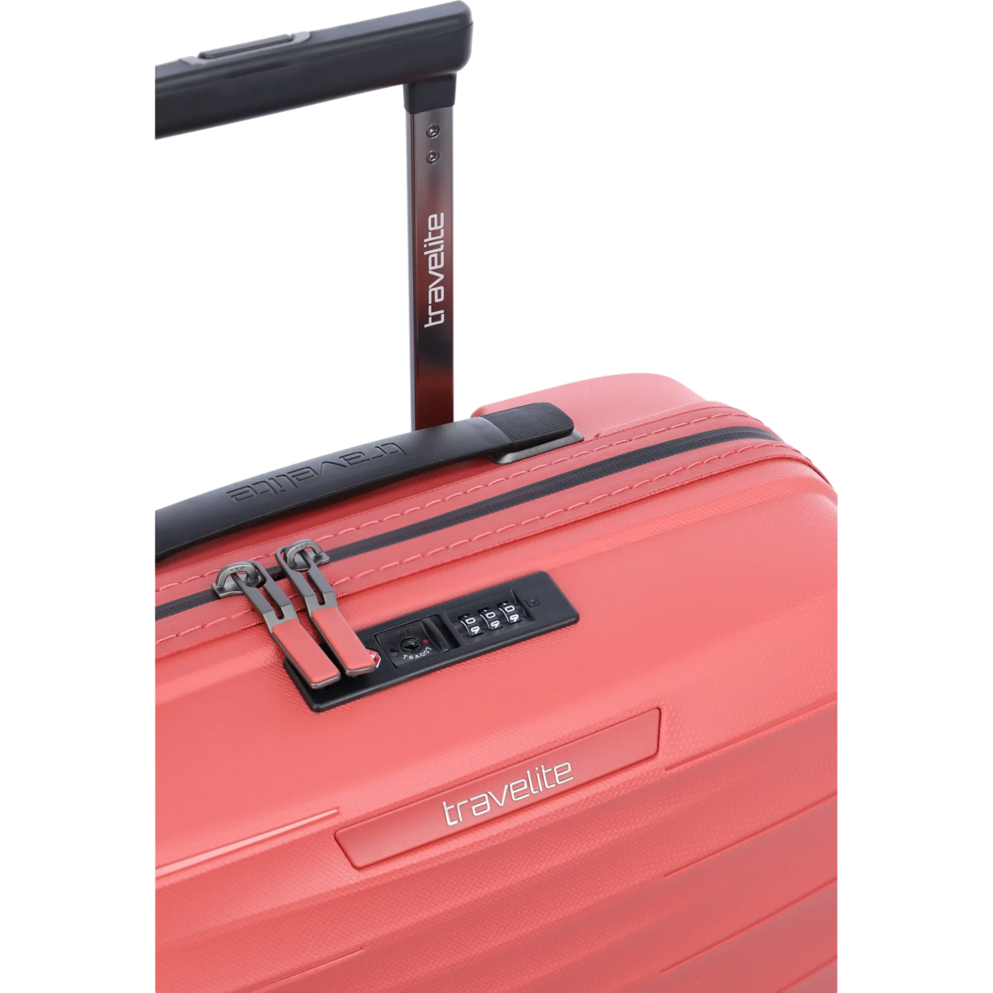 Travelite Mooby 4-Rollen-Handgepäcktrolley 55 cm -Rot KOFFER-PLUS.COM
