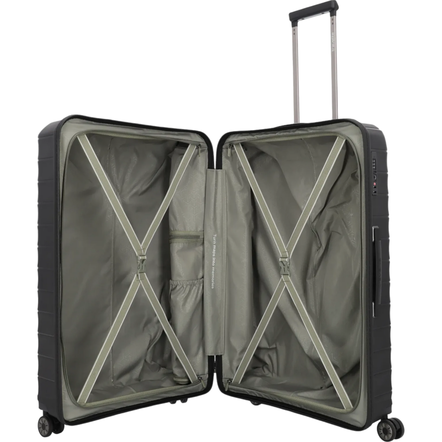 Travelite Mooby 4-Rollen-Trolley 77 cm -Schwarz KOFFER-PLUS.COM