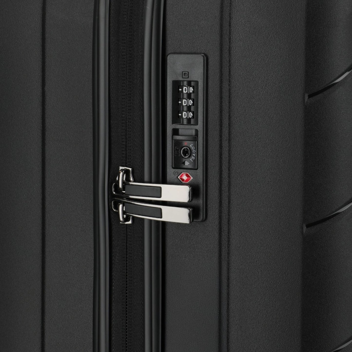 Travelite Burano 4-Rollen-Kabinenkoffer 55 cm -black KOFFER-PLUS.COM