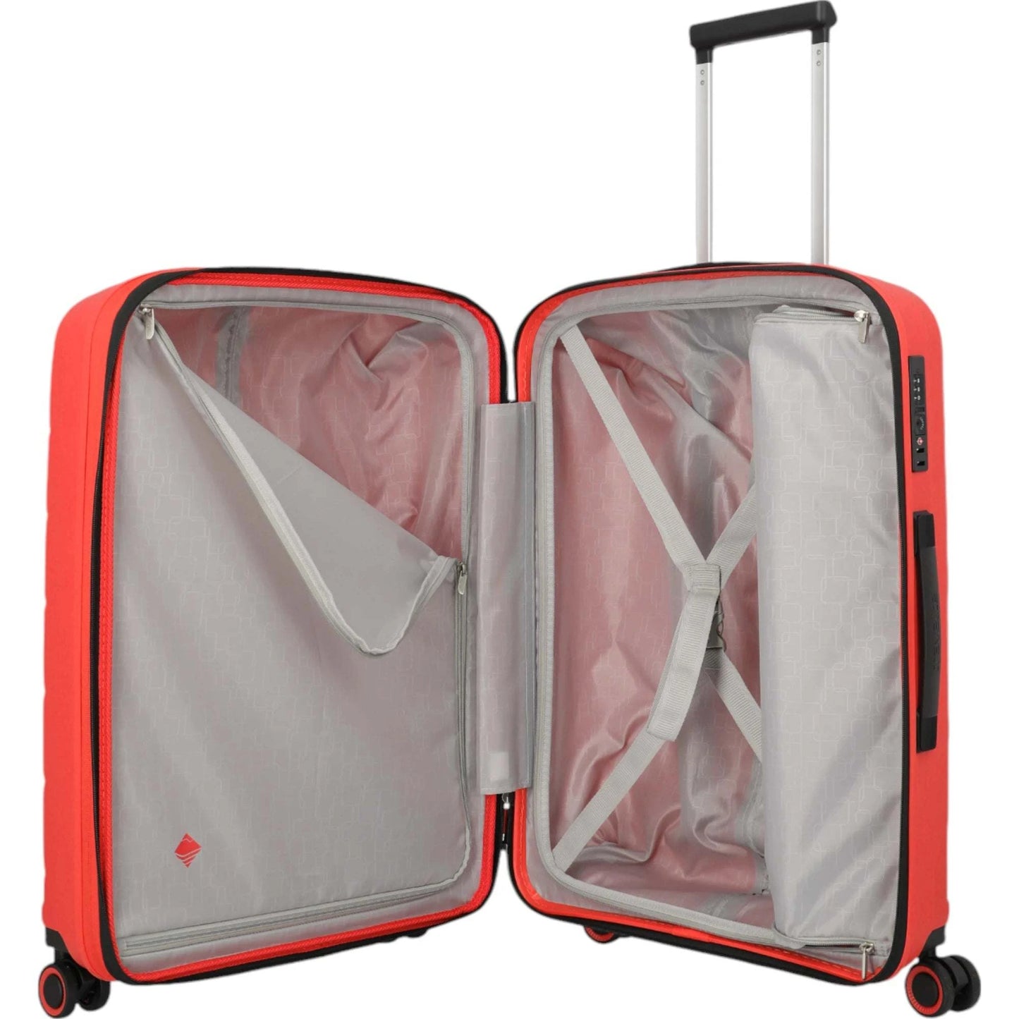 Travelite Burano 4-Rollen-Koffer M 66 cm -raspberry KOFFER-PLUS.COM
