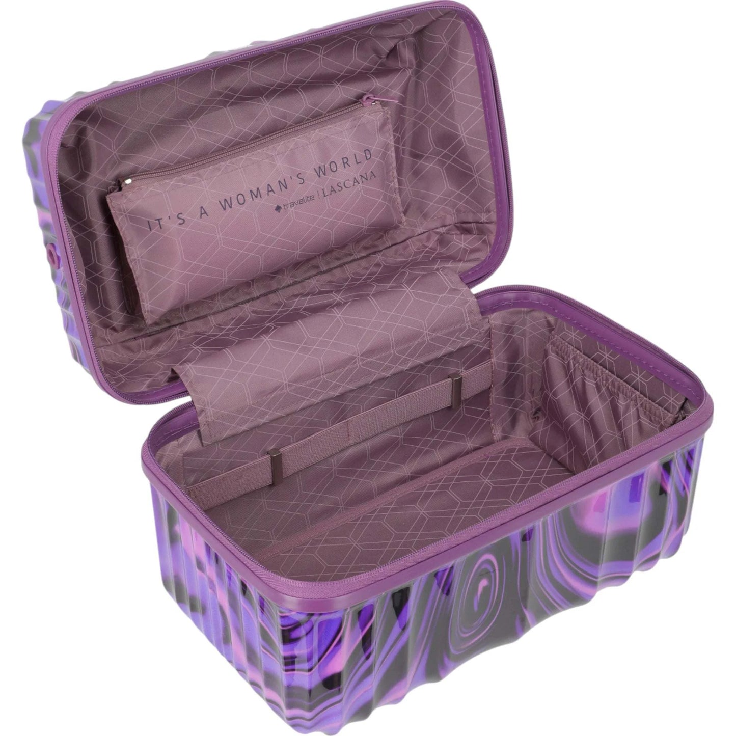 Travelite Lascana Edition Beauty Case 38 cm -Purple Swirl KOFFER-PLUS.COM