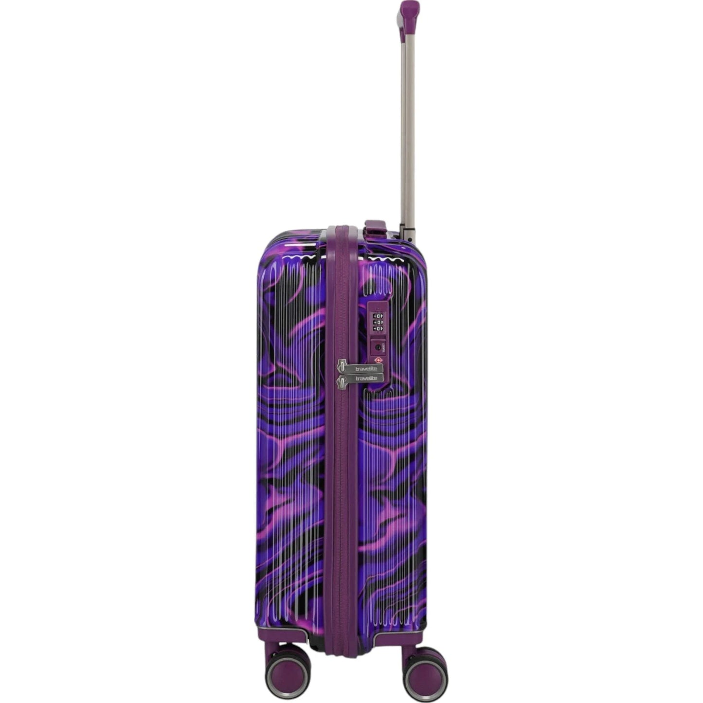 Travelite Lascana Edition 4-Rollen-Bordtrolley S 55 cm -Purple Swirl KOFFER-PLUS.COM