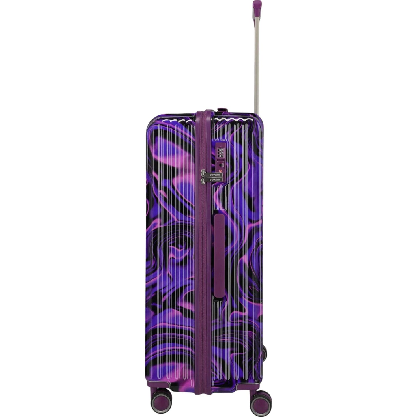 Travelite Lascana Edition 4-Rollen-Trolley L 76 cm -Purple Swirl KOFFER-PLUS.COM