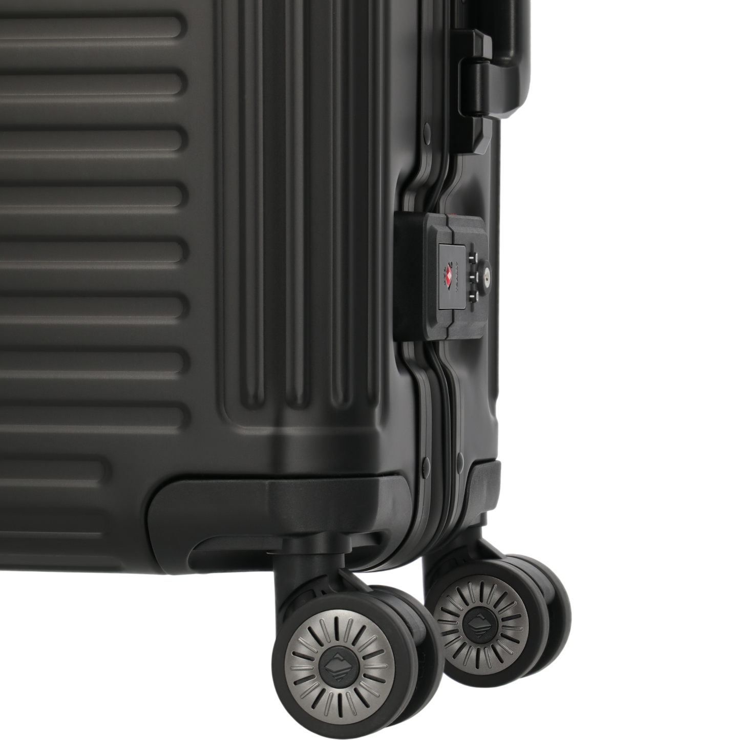 Travelite Next 4-Rollen-Kabinentrolley aus Aluminium 55 cm -Schwarz KOFFER-PLUS.COM