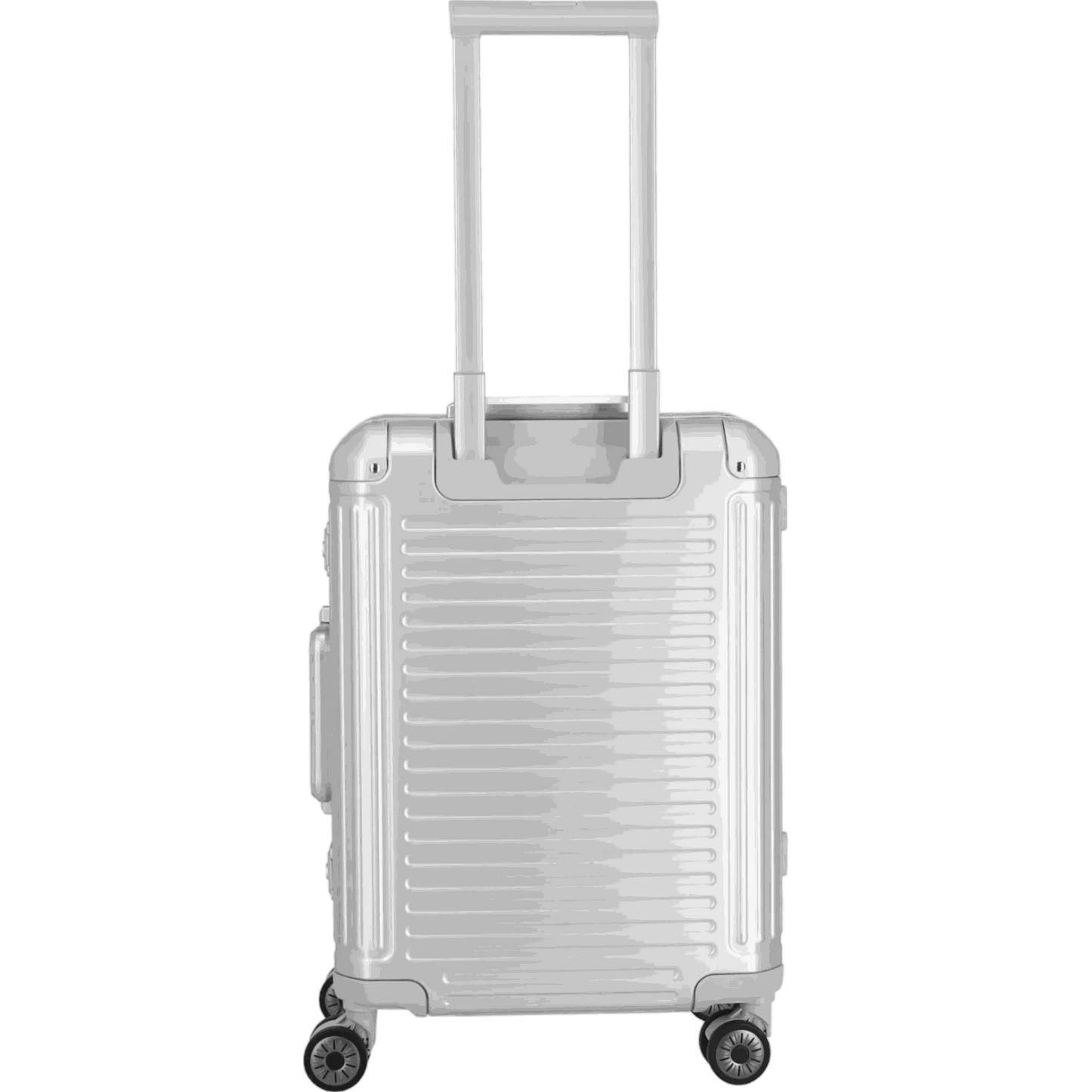 Travelite Next 4-Rollen-Kabinentrolley aus Aluminium 55 cm -Silber KOFFER-PLUS.COM