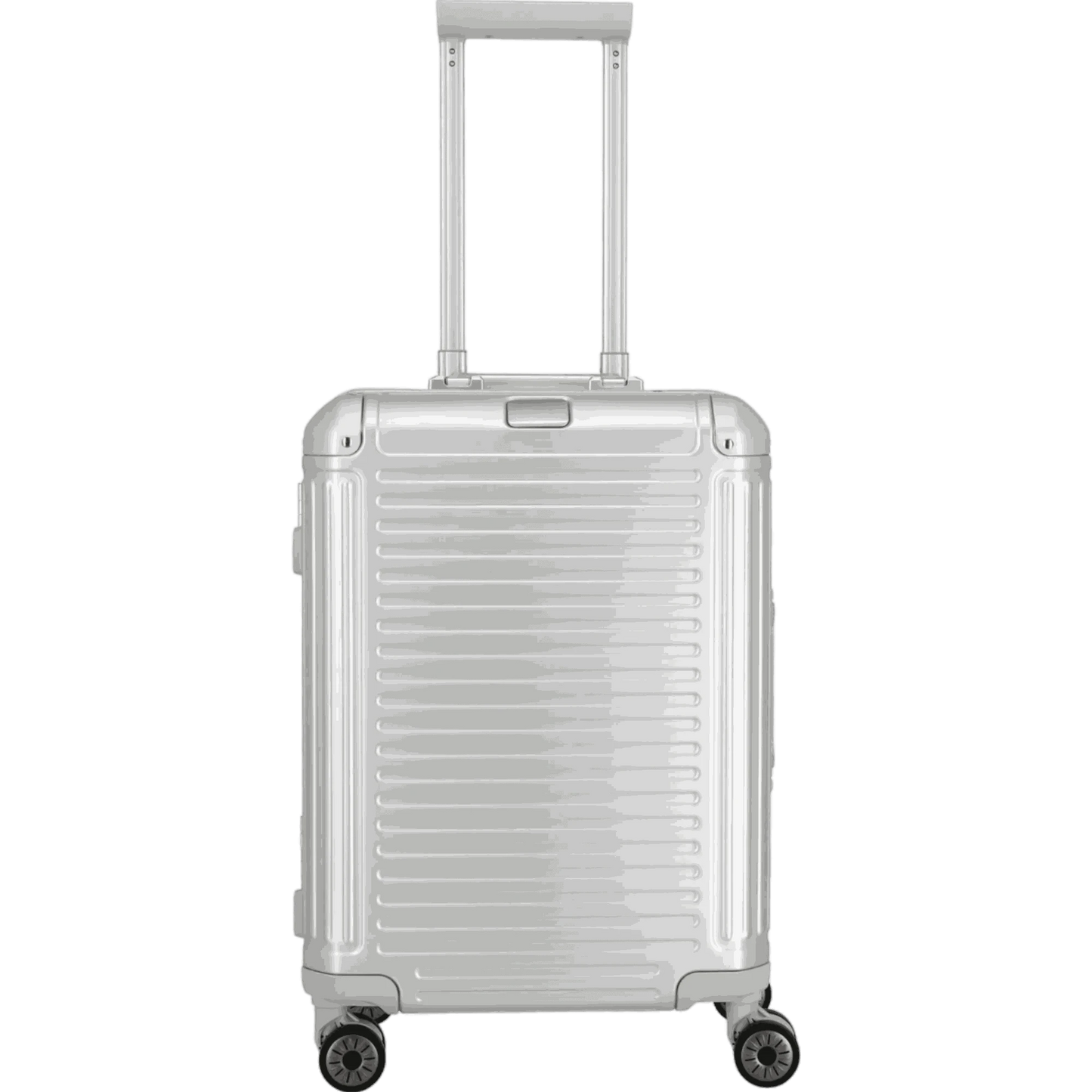 Travelite Next 4-Rollen-Kabinentrolley aus Aluminium 55 cm -Silber KOFFER-PLUS.COM