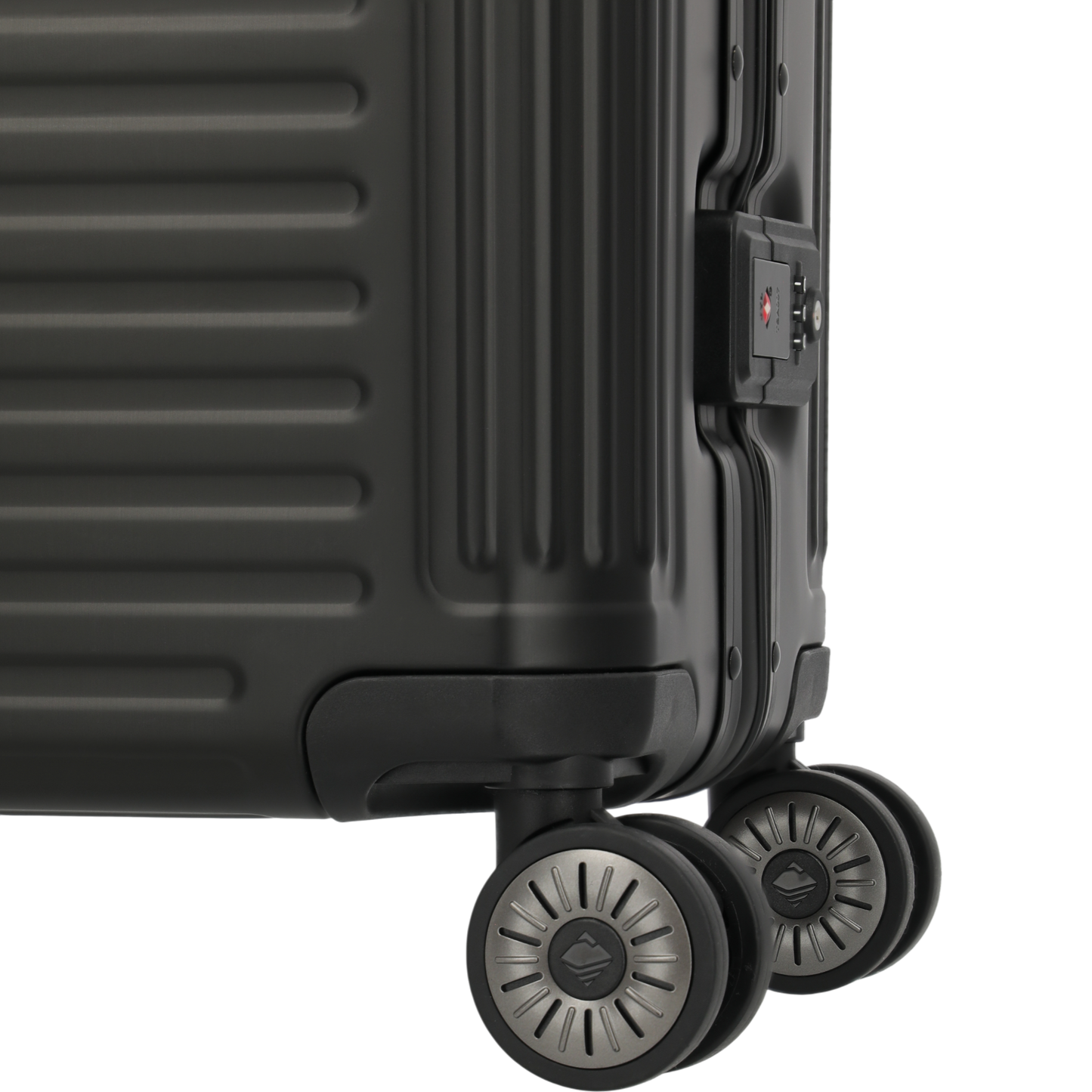 Travelite Next 4-Rollen-Trolley aus Aluminium 77 cm -Schwarz KOFFER-PLUS.COM