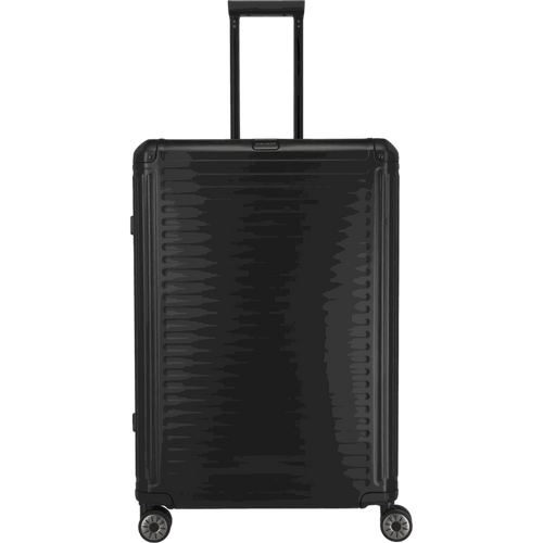 Travelite Next  4-Rollen-Trolley aus Aluminium 77 cm -Schwarz