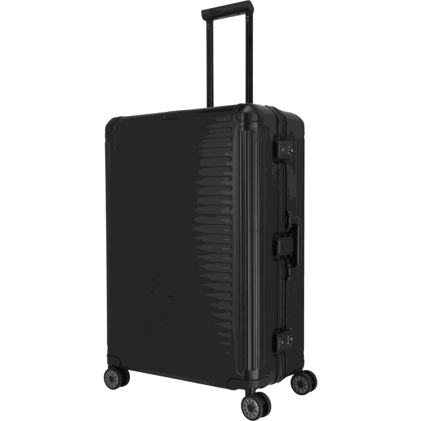 Travelite Next  4-Rollen-Trolley aus Aluminium 77 cm -Schwarz KOFFER-PLUS.COM