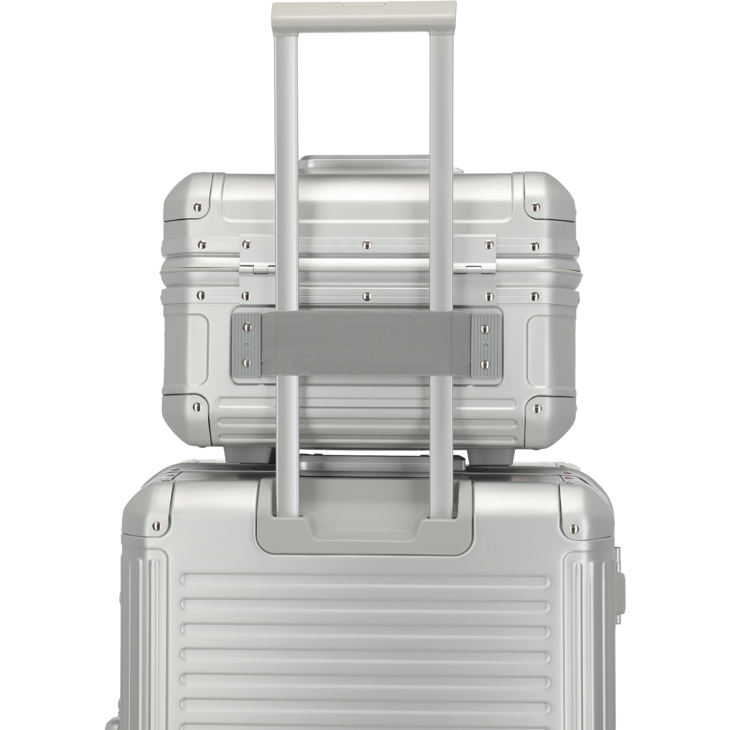 Travelite Next Beautycase aus Aluminium 38 cm -Silber KOFFER-PLUS.COM