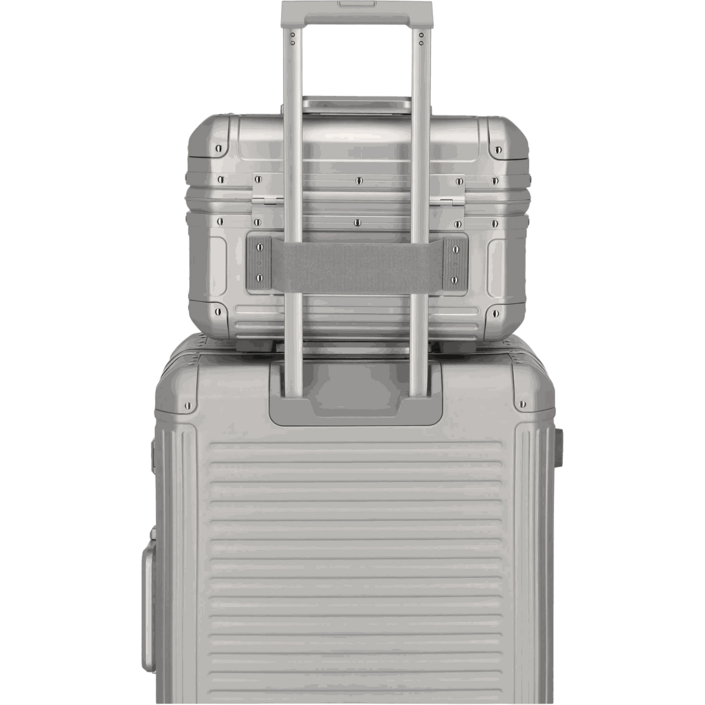 Travelite Next Beautycase aus Aluminium 38 cm -Silber KOFFER-PLUS.COM
