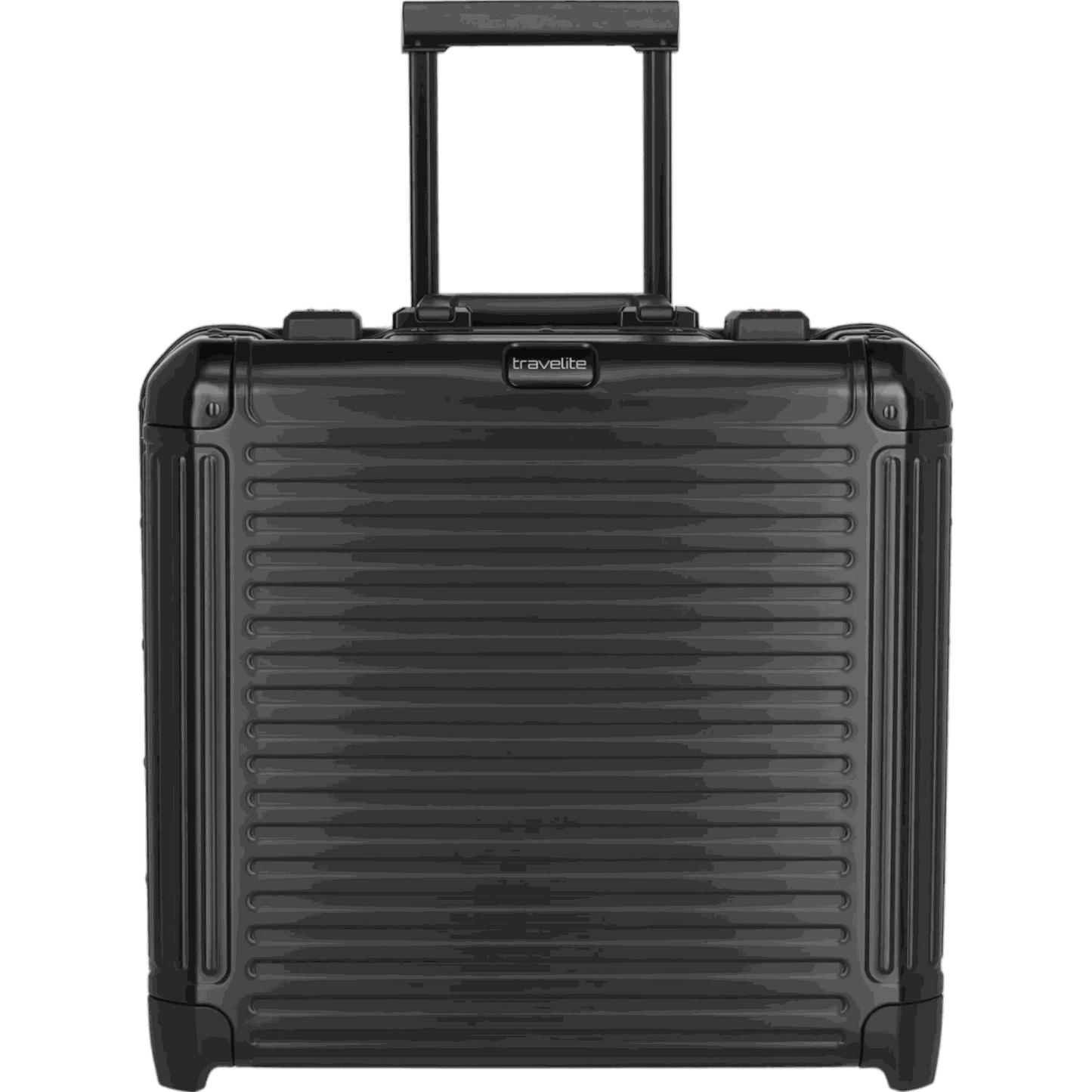 Travelite Next Business-Trolley aus Aluminium 45 cm -Schwarz KOFFER-PLUS.COM