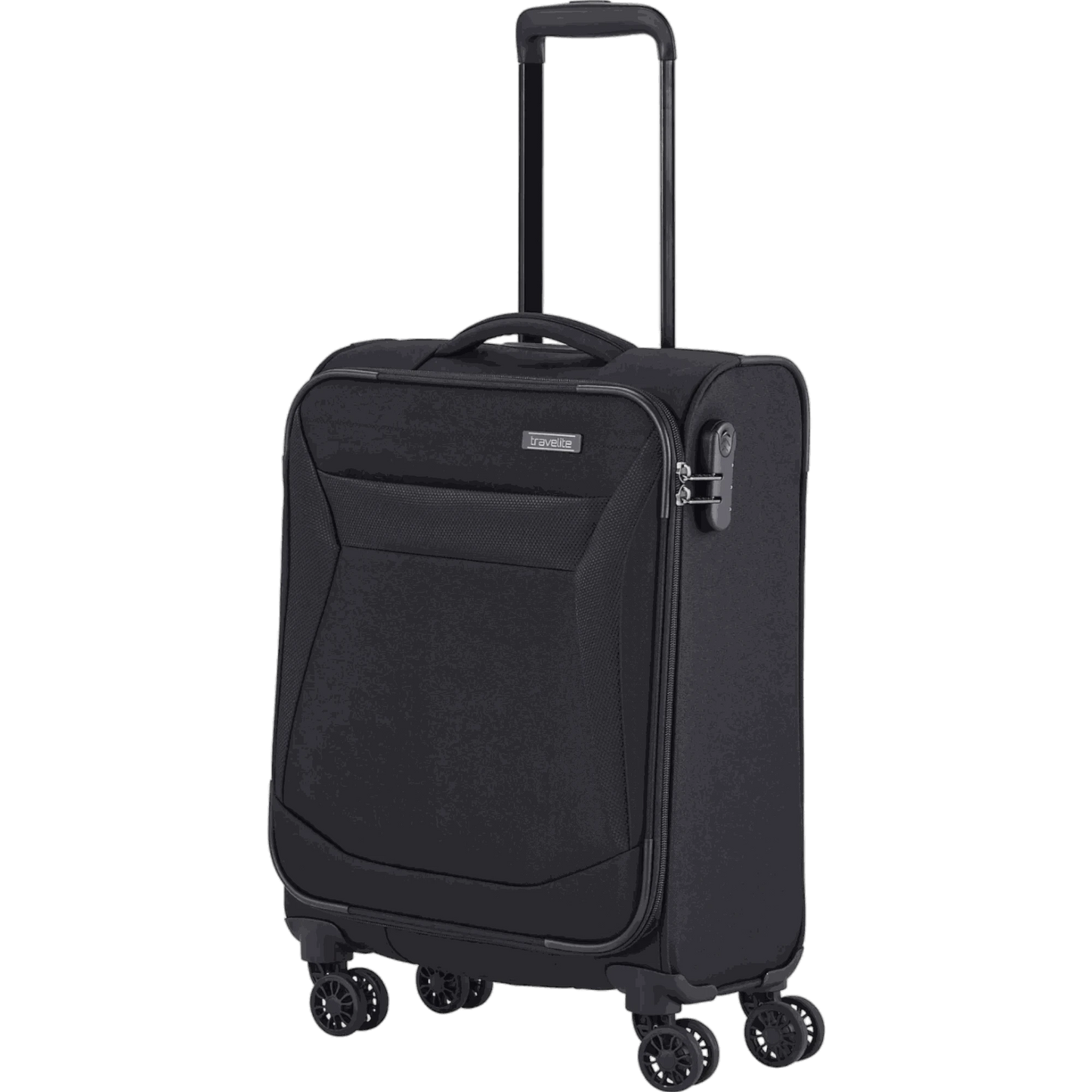 Travelite Chios 4-Rollen Kabinentrolley S 55 cm -Schwarz KOFFER-PLUS.COM