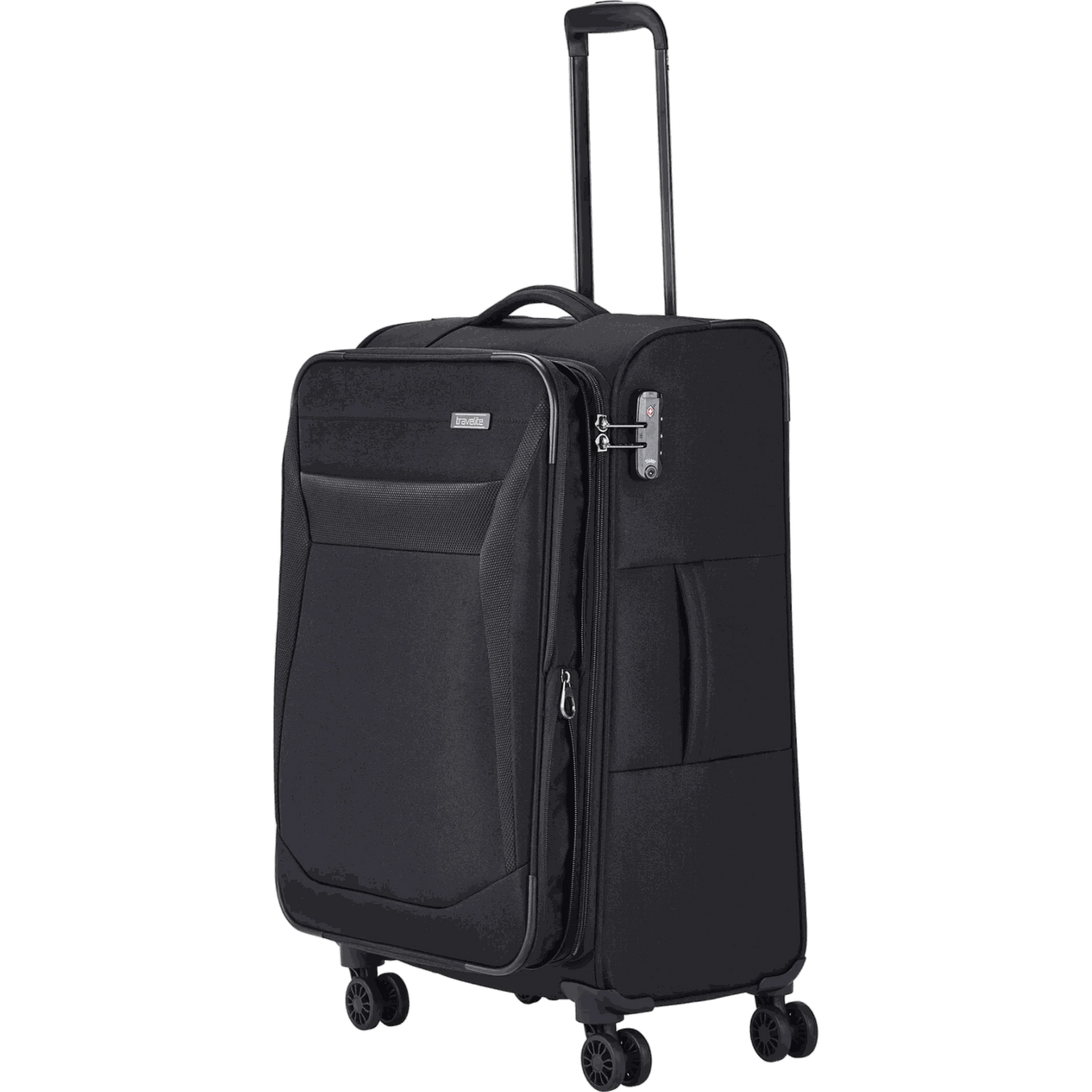 Travelite Chios 4-Rollen Trolley M 67 cm -Schwarz KOFFER-PLUS.COM