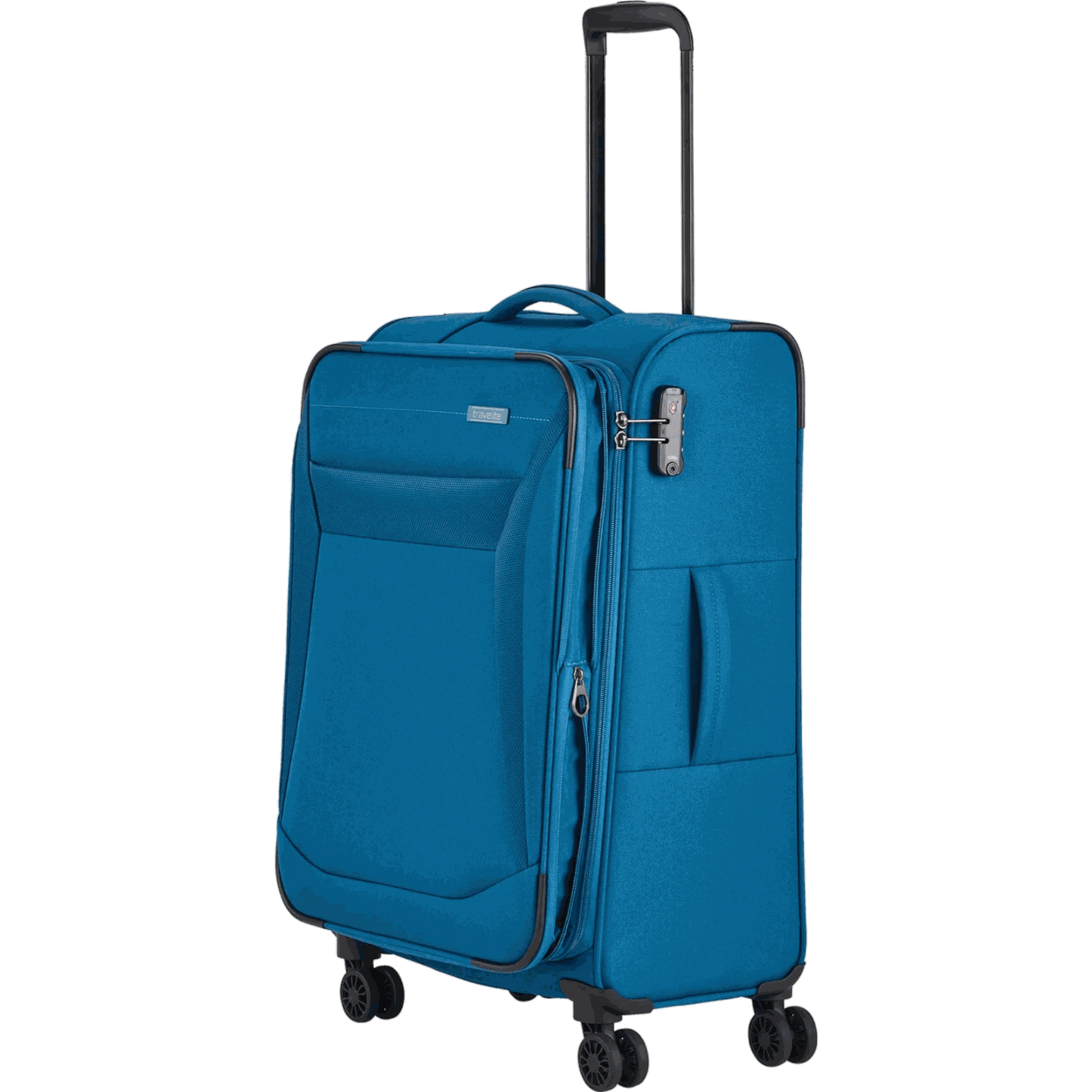 Travelite Chios 4-Rollen Trolley M 67 cm -Petrol KOFFER-PLUS.COM