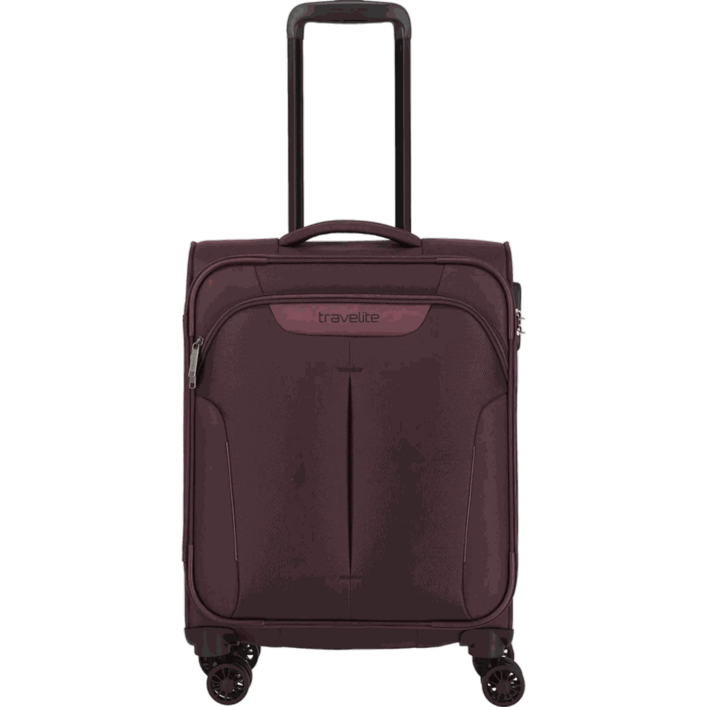 Travelite Croatia 4-Rollen-Kabinentrolley S 55 cm -Aubergine KOFFER-PLUS.COM