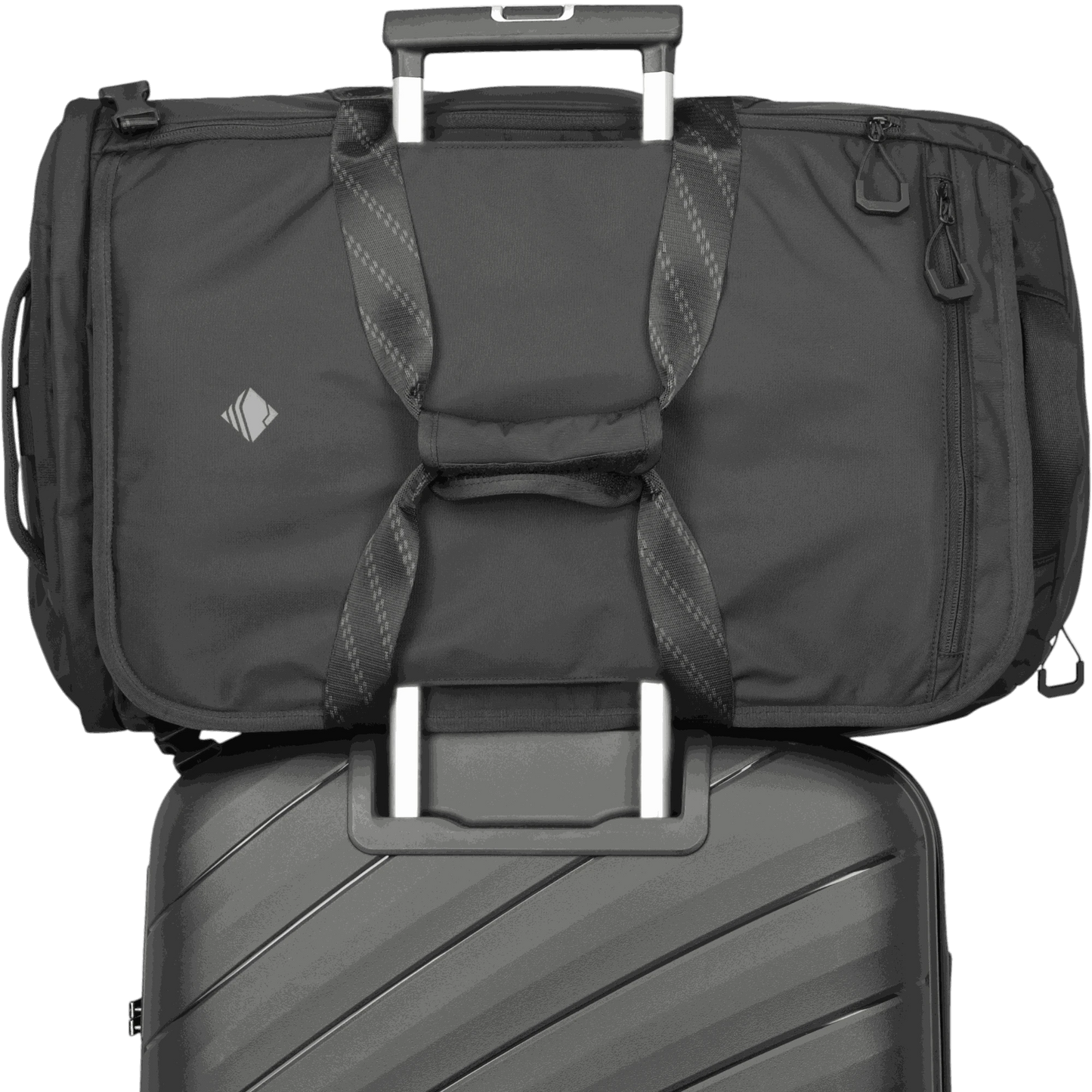 Travelite Venture Line Reisetasche mit Rucksackfunktion L 57 cm -Black KOFFER-PLUS.COM