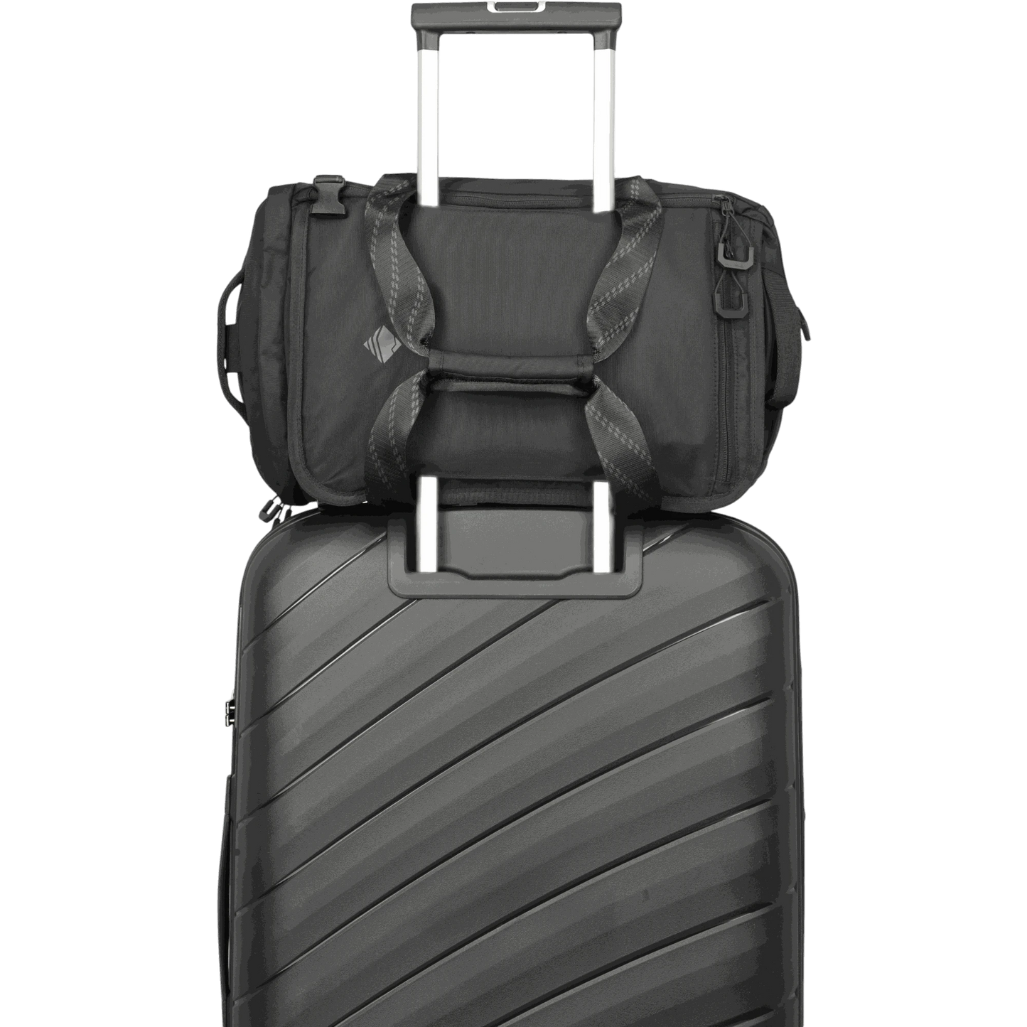 Travelite Venture Line Reisetasche mit Rucksackfunktion S 40 cm -Black KOFFER-PLUS.COM
