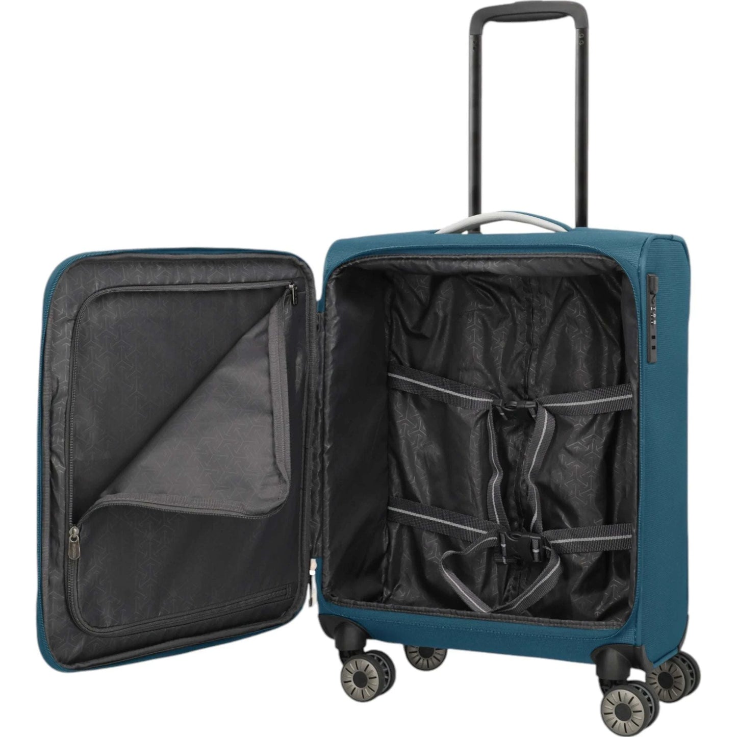 Travelite Jetpack Multi Light 4-Rad Cabin Trolley 55 cm -petrol KOFFER-PLUS.COM