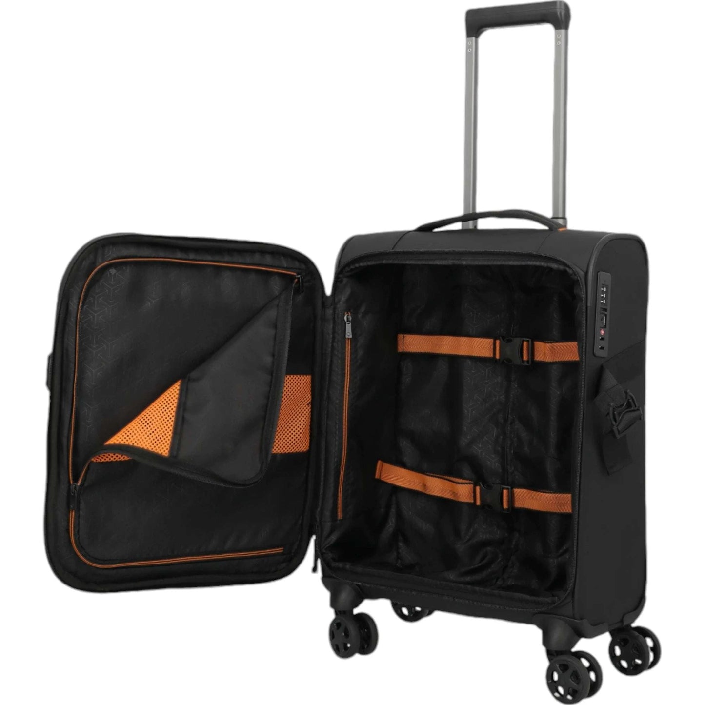 Travelite Briize 4-Rollen-Kabinentrolley S 55 cm -Schwarz KOFFER-PLUS.COM