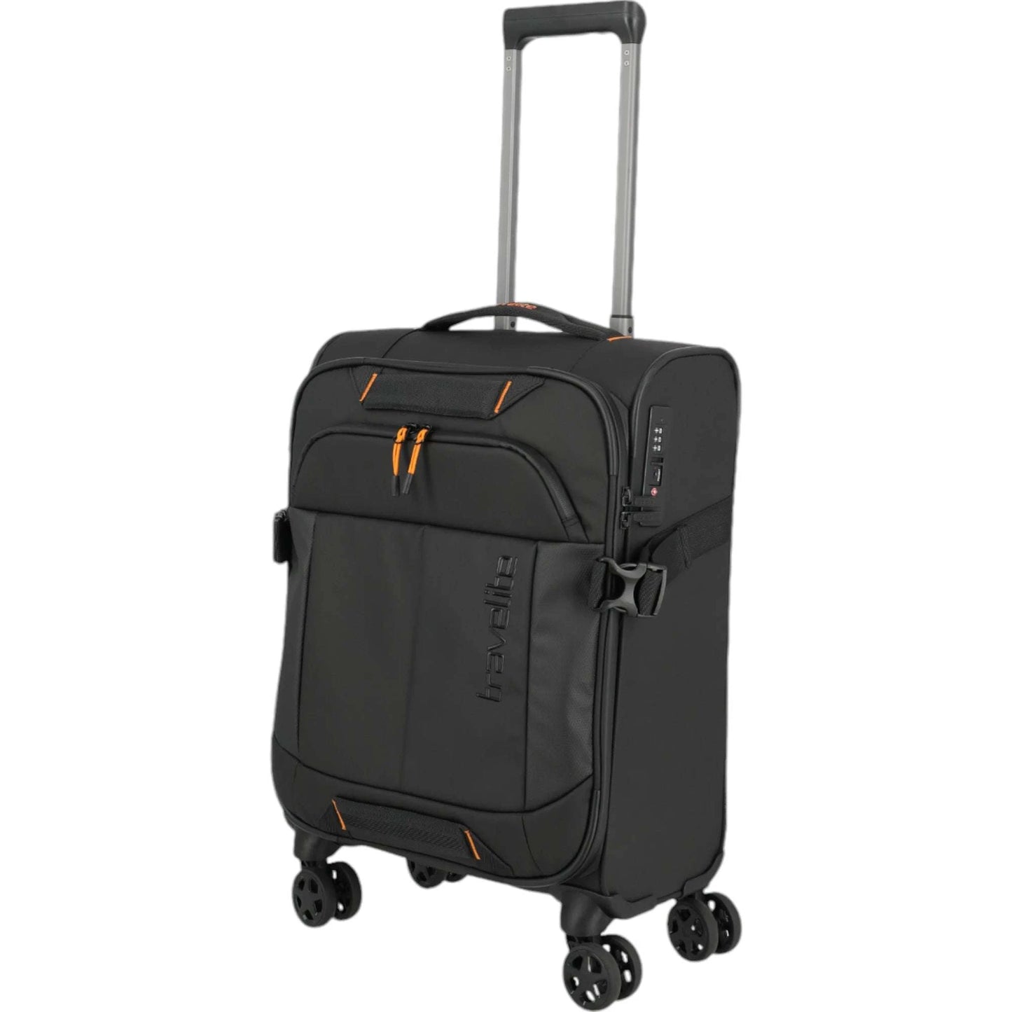 Travelite Briize 4-Rollen-Kabinentrolley S 55 cm -Schwarz KOFFER-PLUS.COM