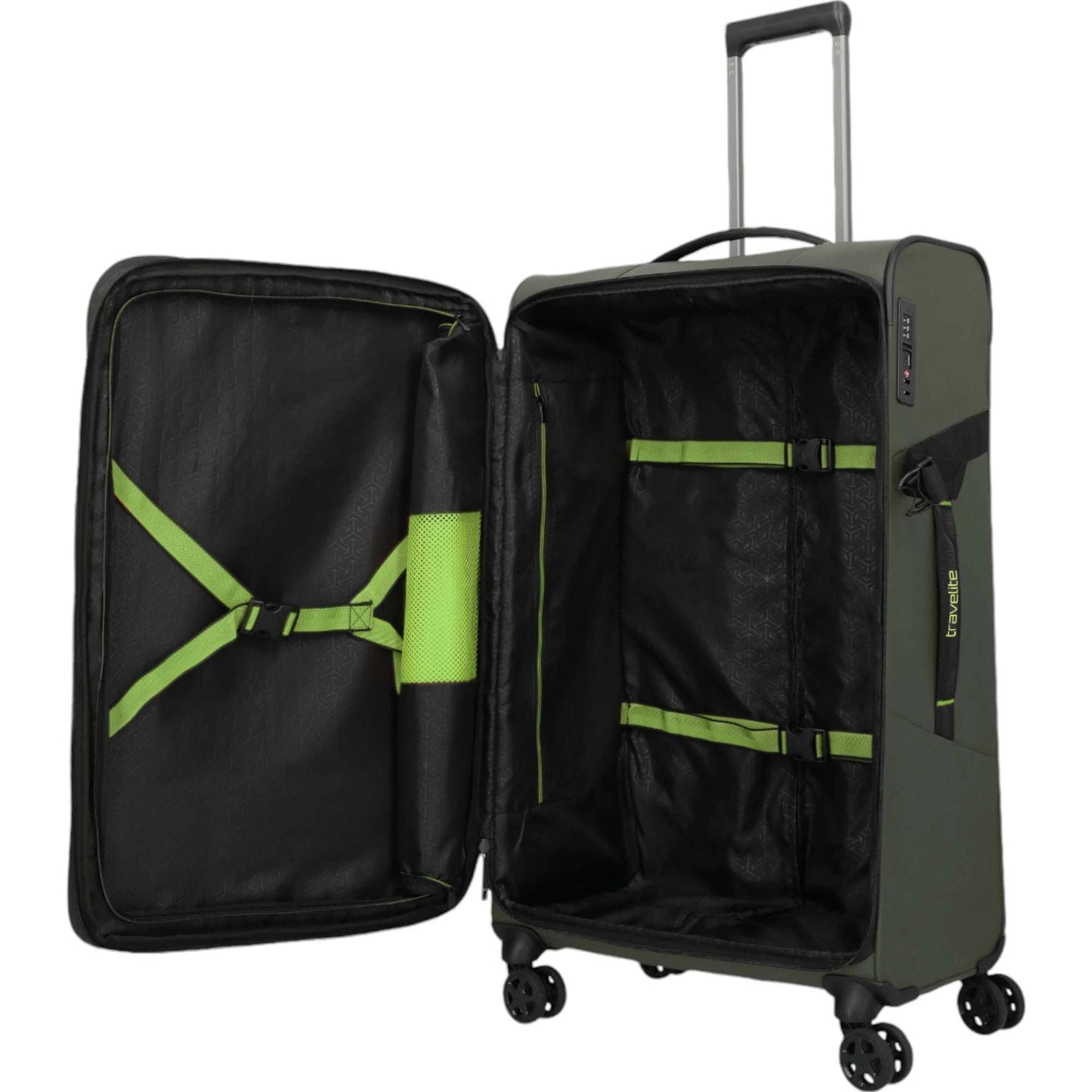 Travelite Briize 4-Rollen-Trolley Set 3tlg -Khaki KOFFER-PLUS.COM