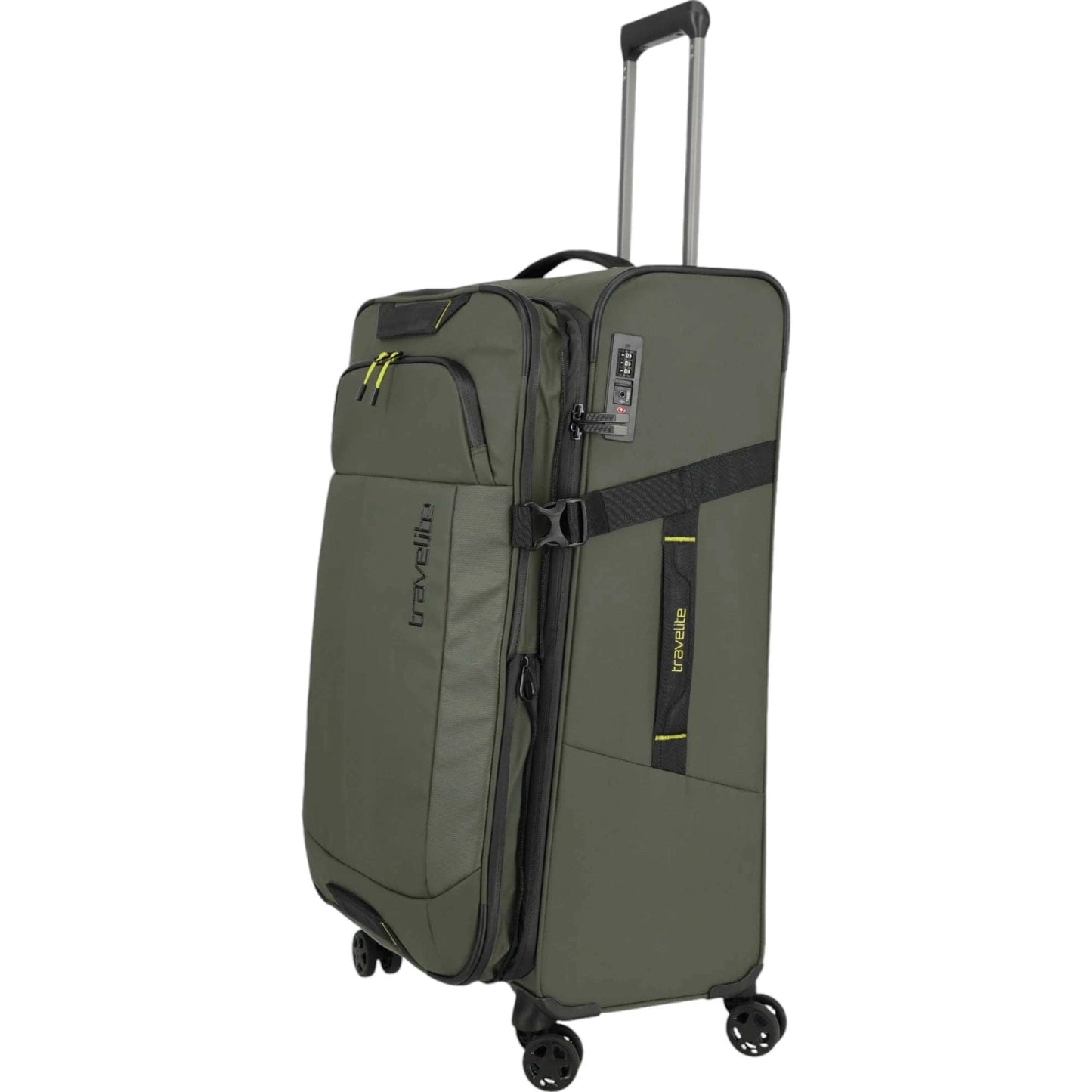 Travelite Briize 4-Rollen-Trolley Set 3tlg -Khaki KOFFER-PLUS.COM