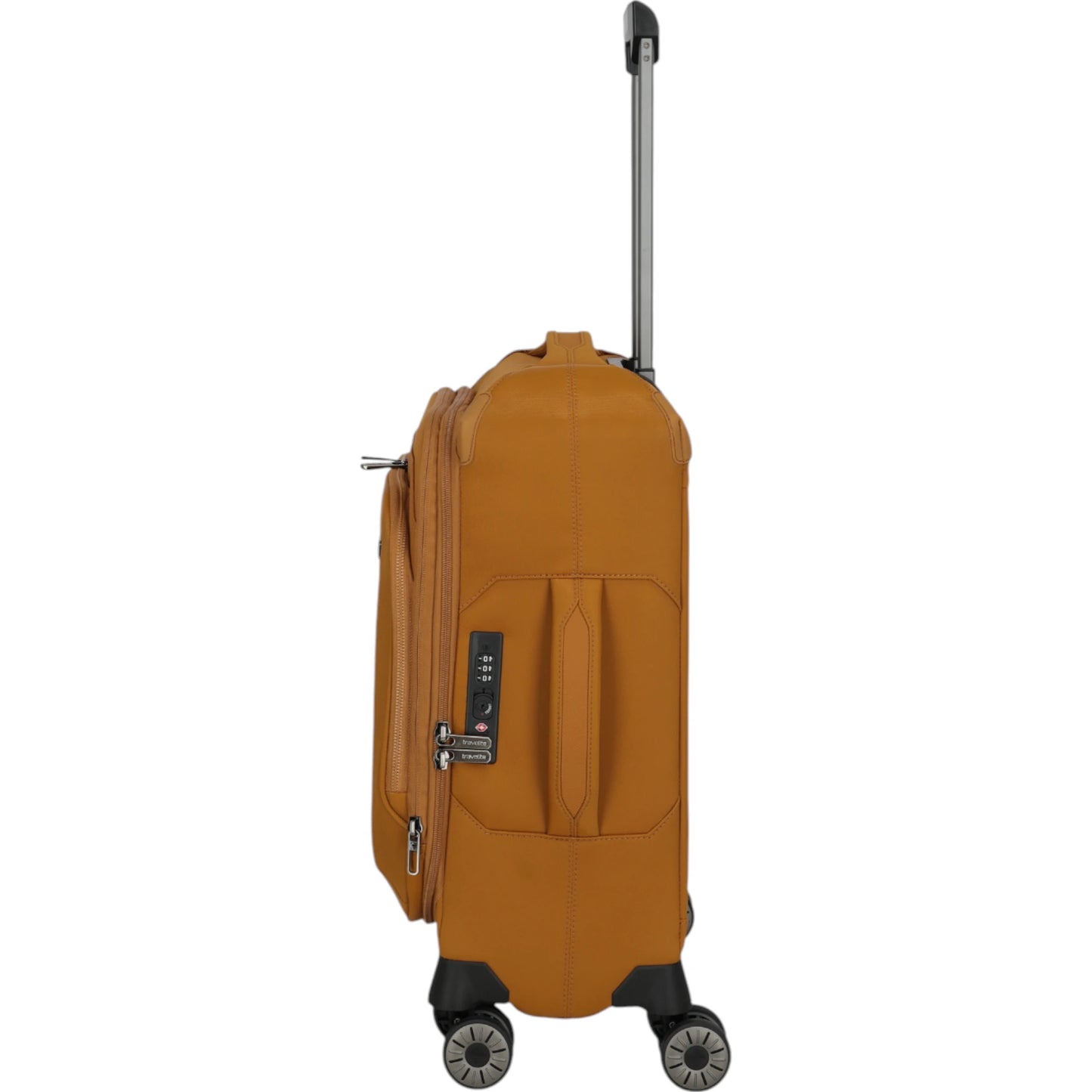 Travelite Priima 4-Rollen-Kabinentrolley 55 cm -Curry KOFFER-PLUS.COM