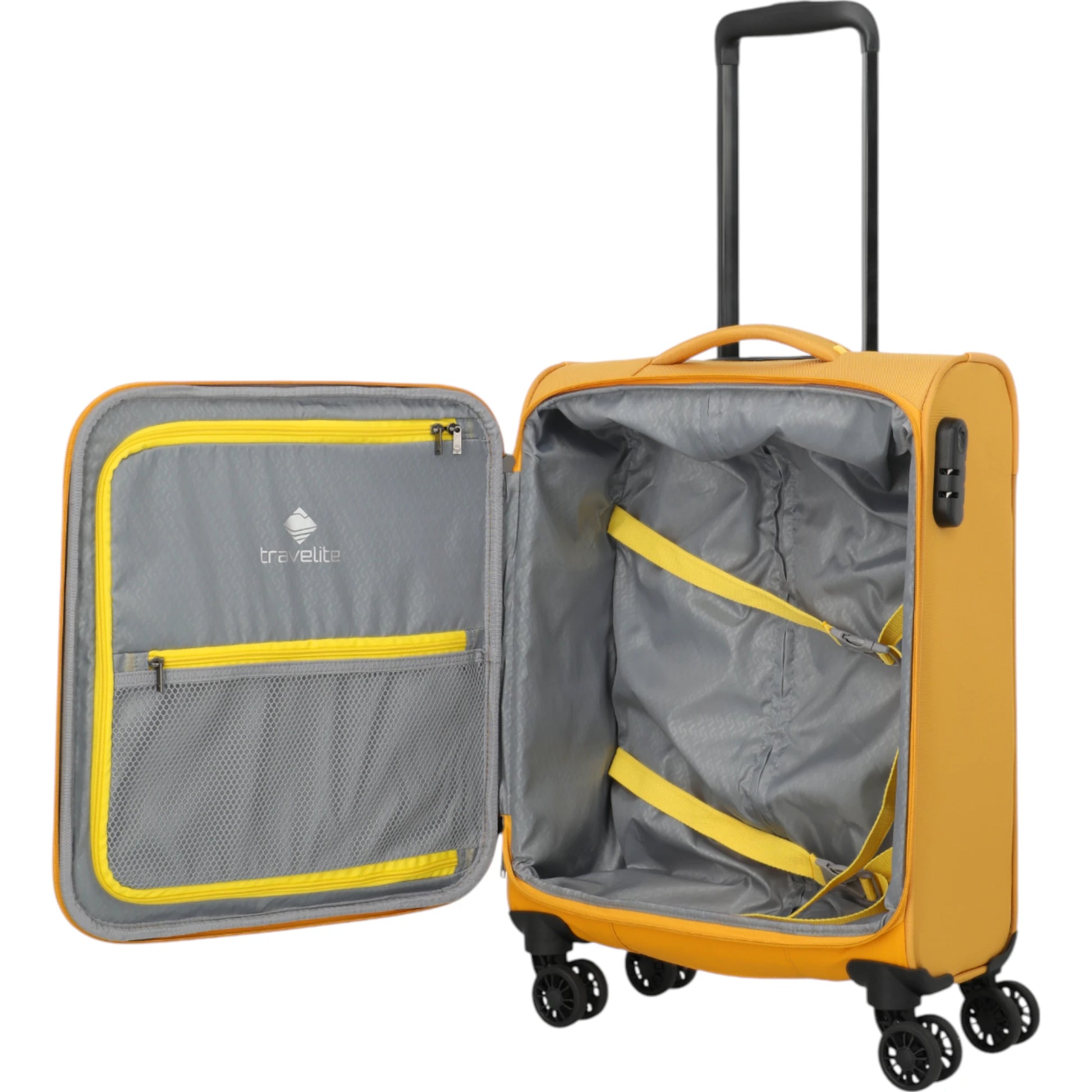 Travelite Umbria 4-Rollen-Kabinentrolly S 55 cm -Golden Glow KOFFER-PLUS.COM