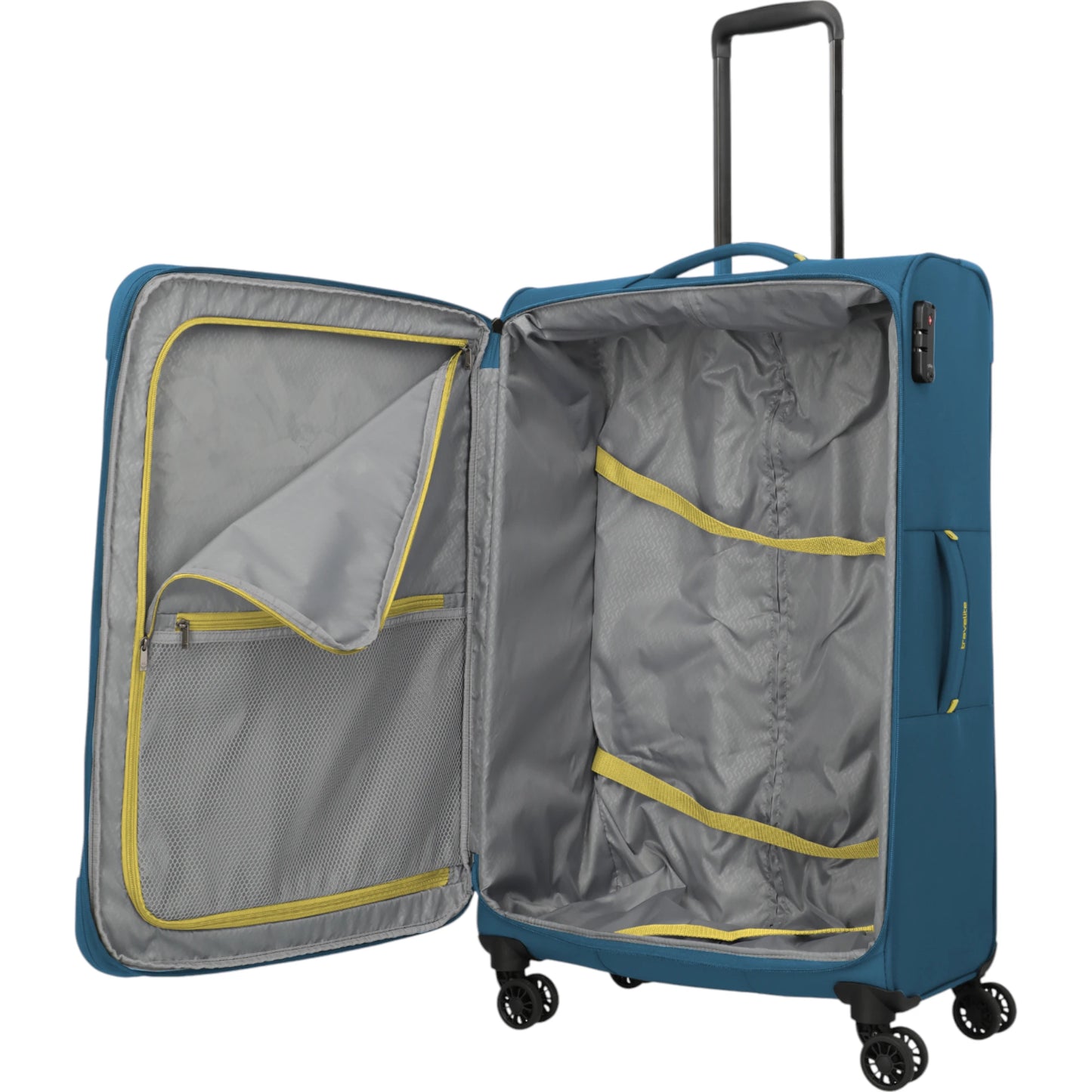 Travelite Umbria 4-Rollen-Koffer L erw. 77 cm -Petrol