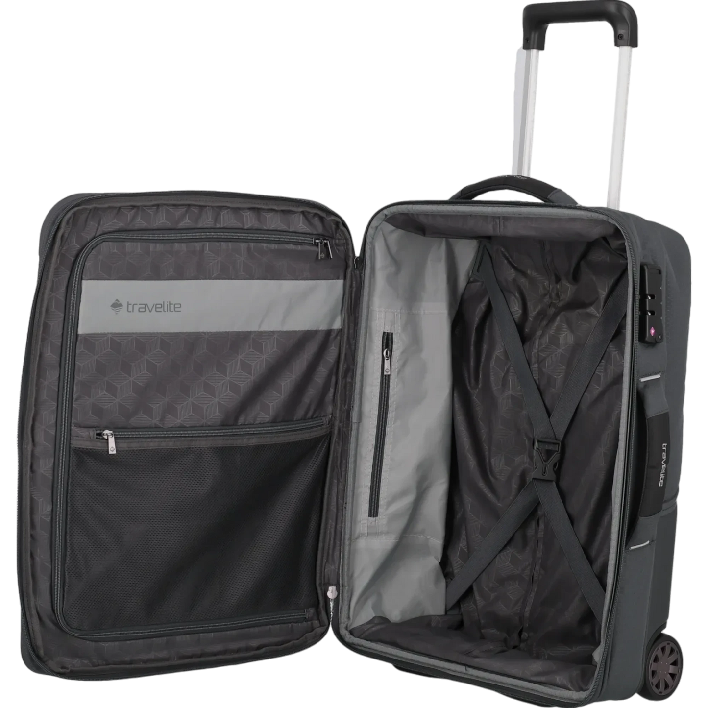 Travelite Skaii 2-Rollen Kabinentrolley 55 cm -Gipfelgrau KOFFER-PLUS.COM