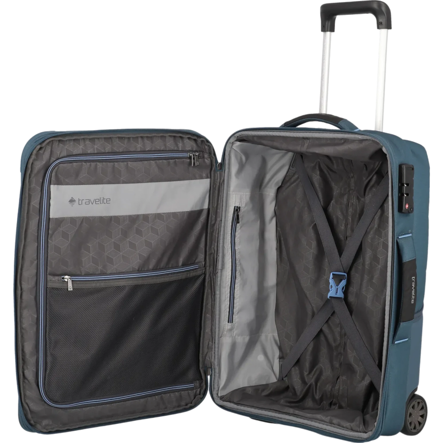 Travelite Skaii 2-Rollen Kabinentrolley 55 cm -Panoramablau KOFFER-PLUS.COM