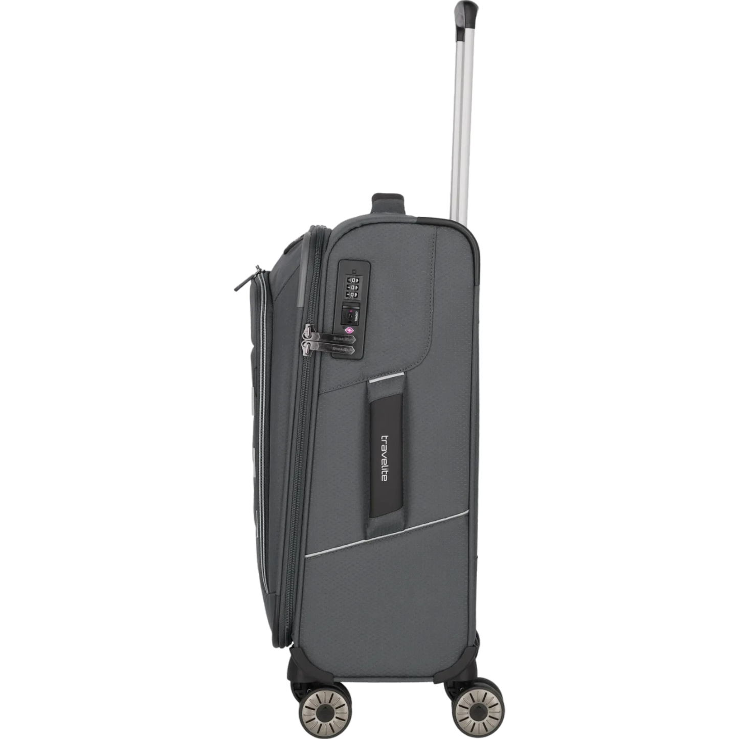 Travelite Skaii 4-Rollen Kabinentrolley S 55 cm -Gipfelgrau KOFFER-PLUS.COM